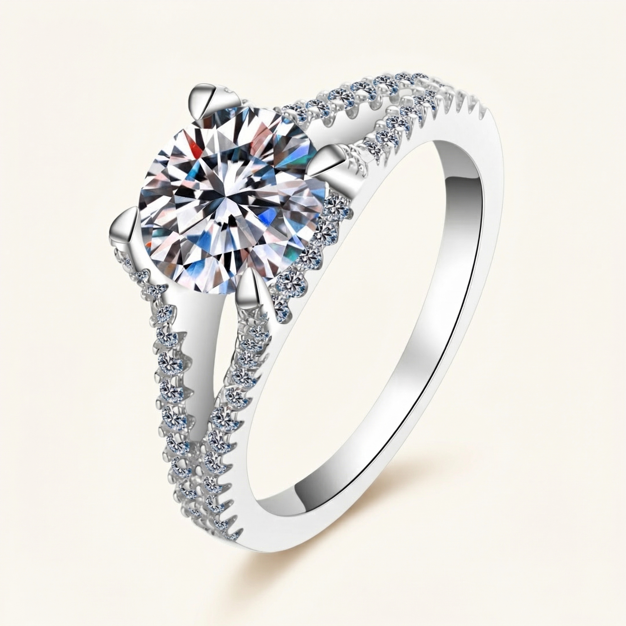 Tatum Moissanite Ring