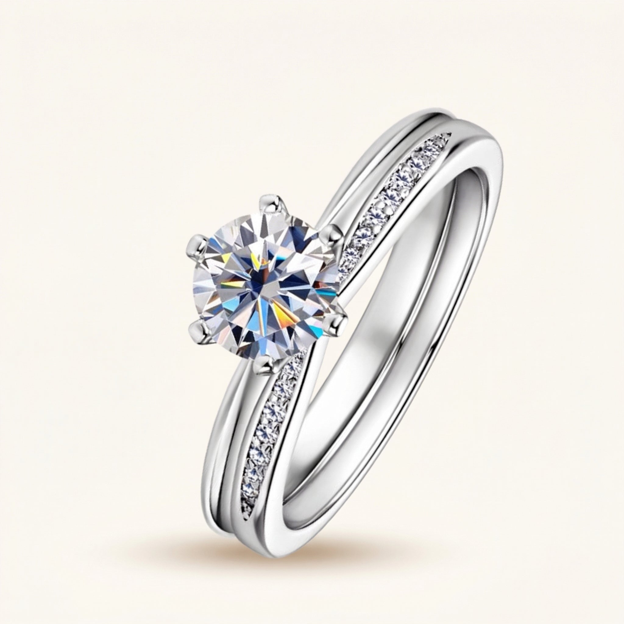 Rosa Moissanite Ring