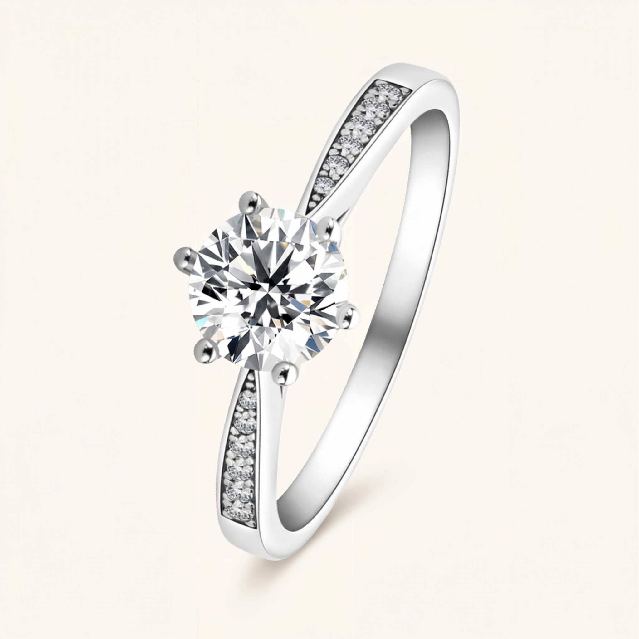 Xena Moissanite Ring