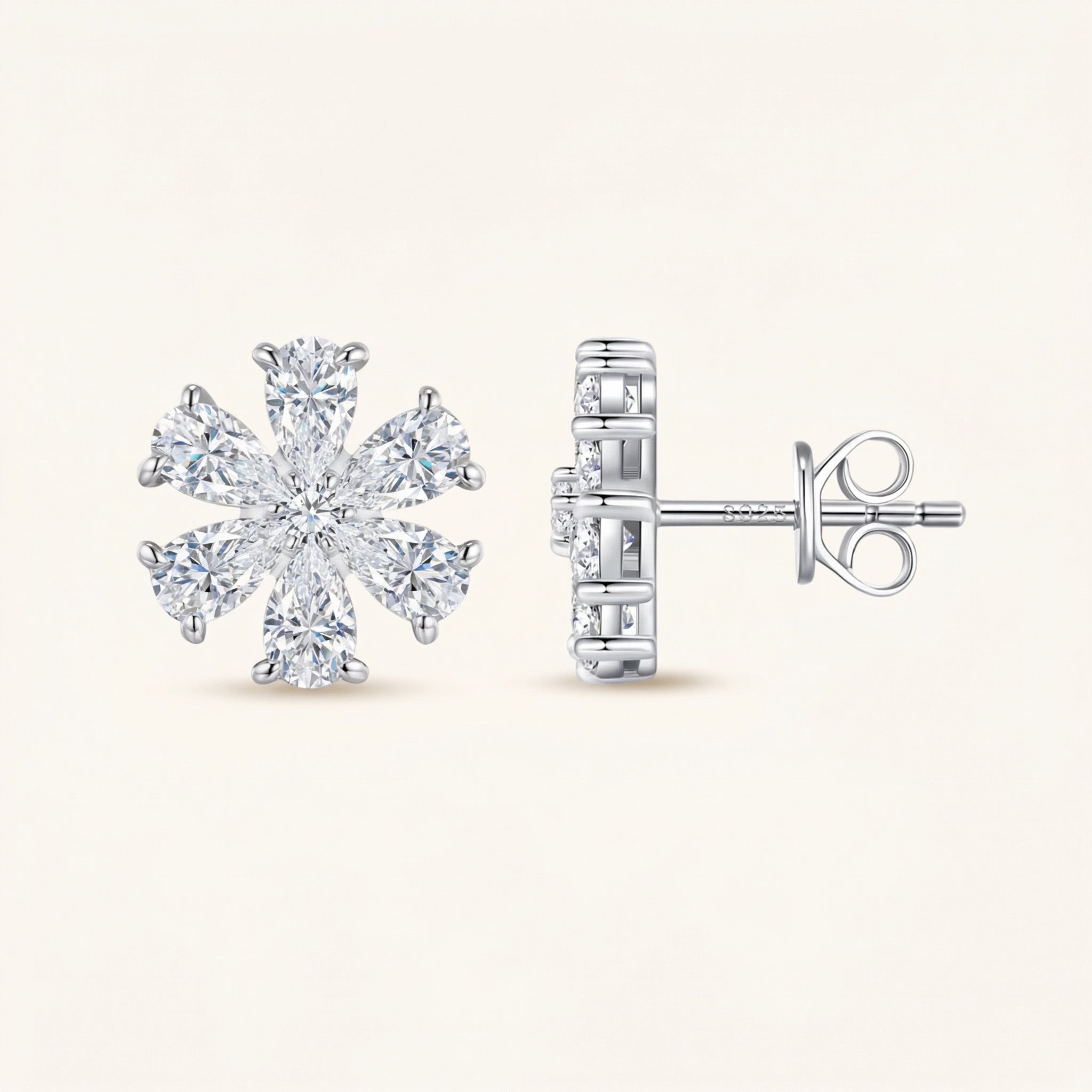 Nadia Moissanite Earring