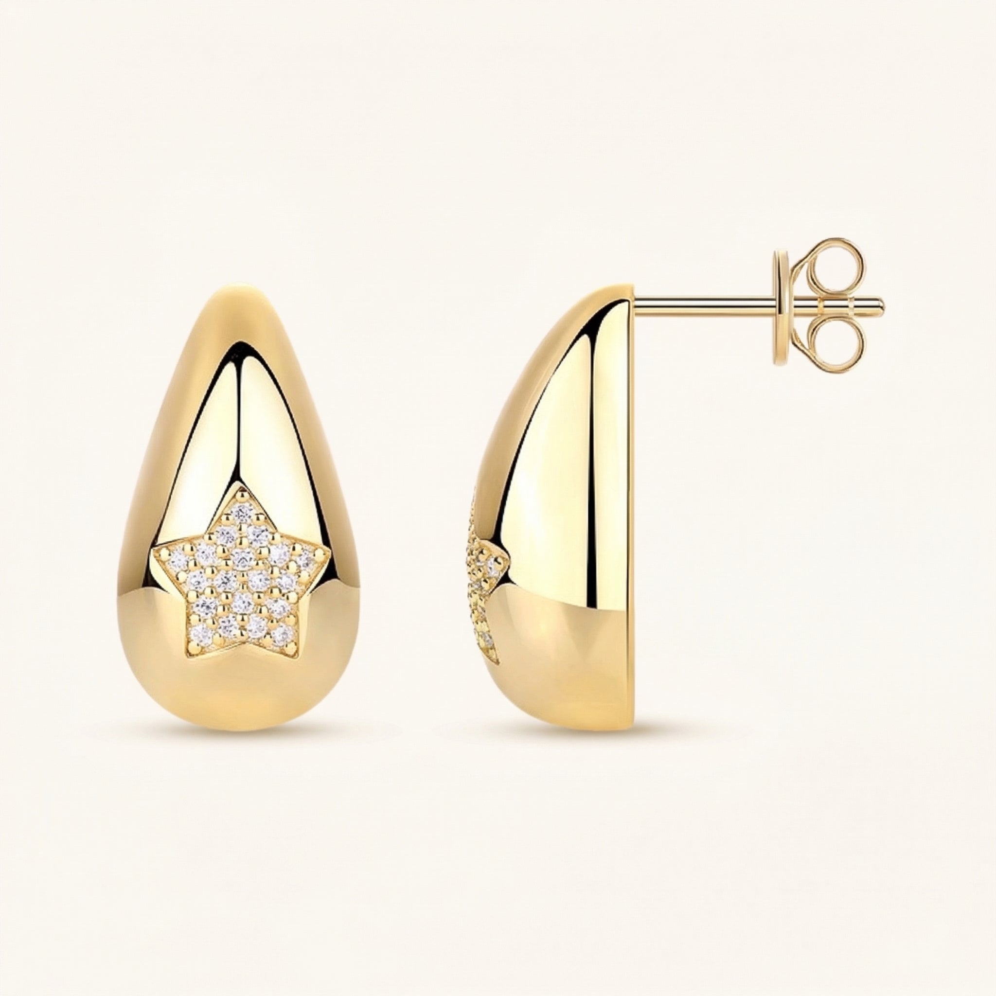 Daisy Moissanite Earring