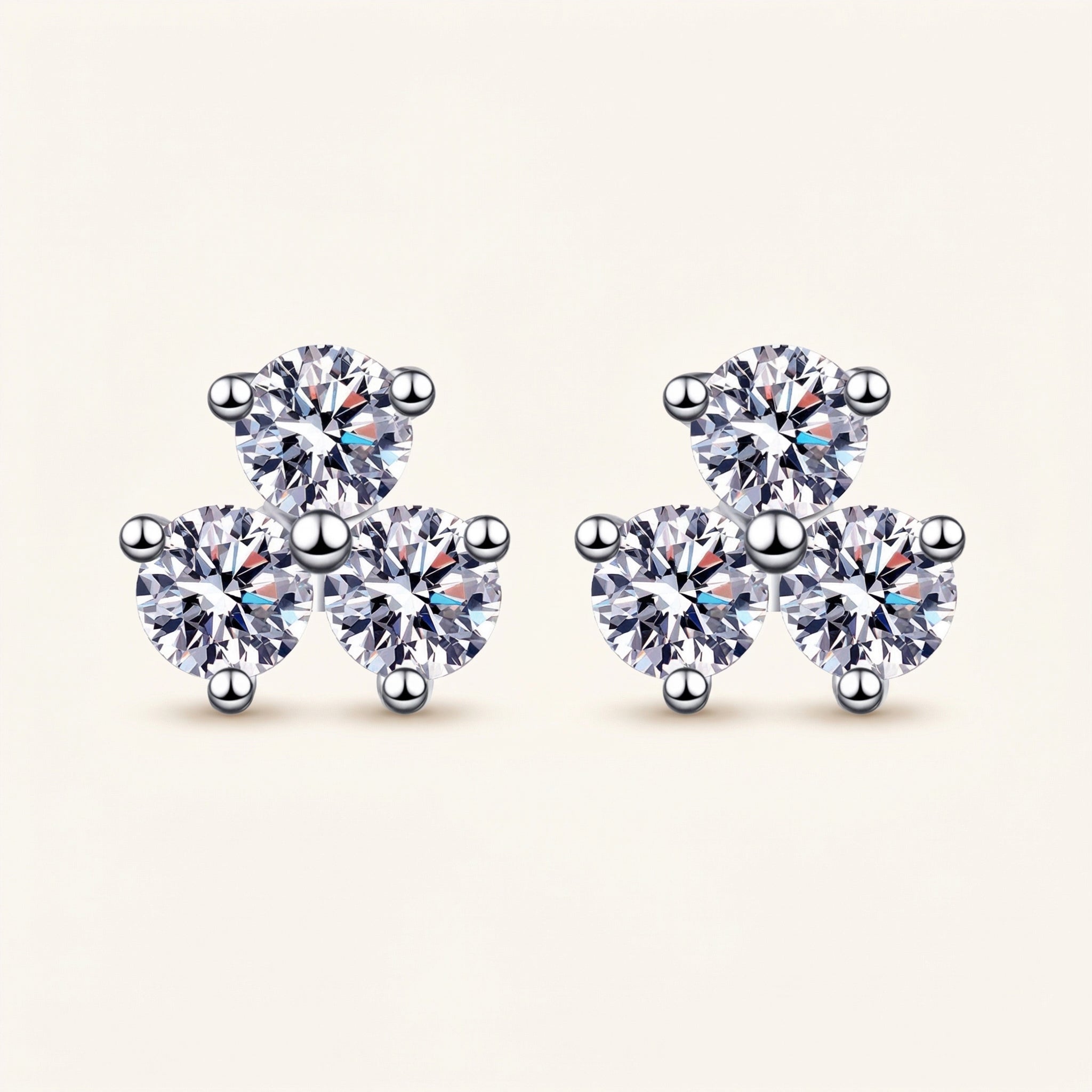 Wren Moissanite Earring