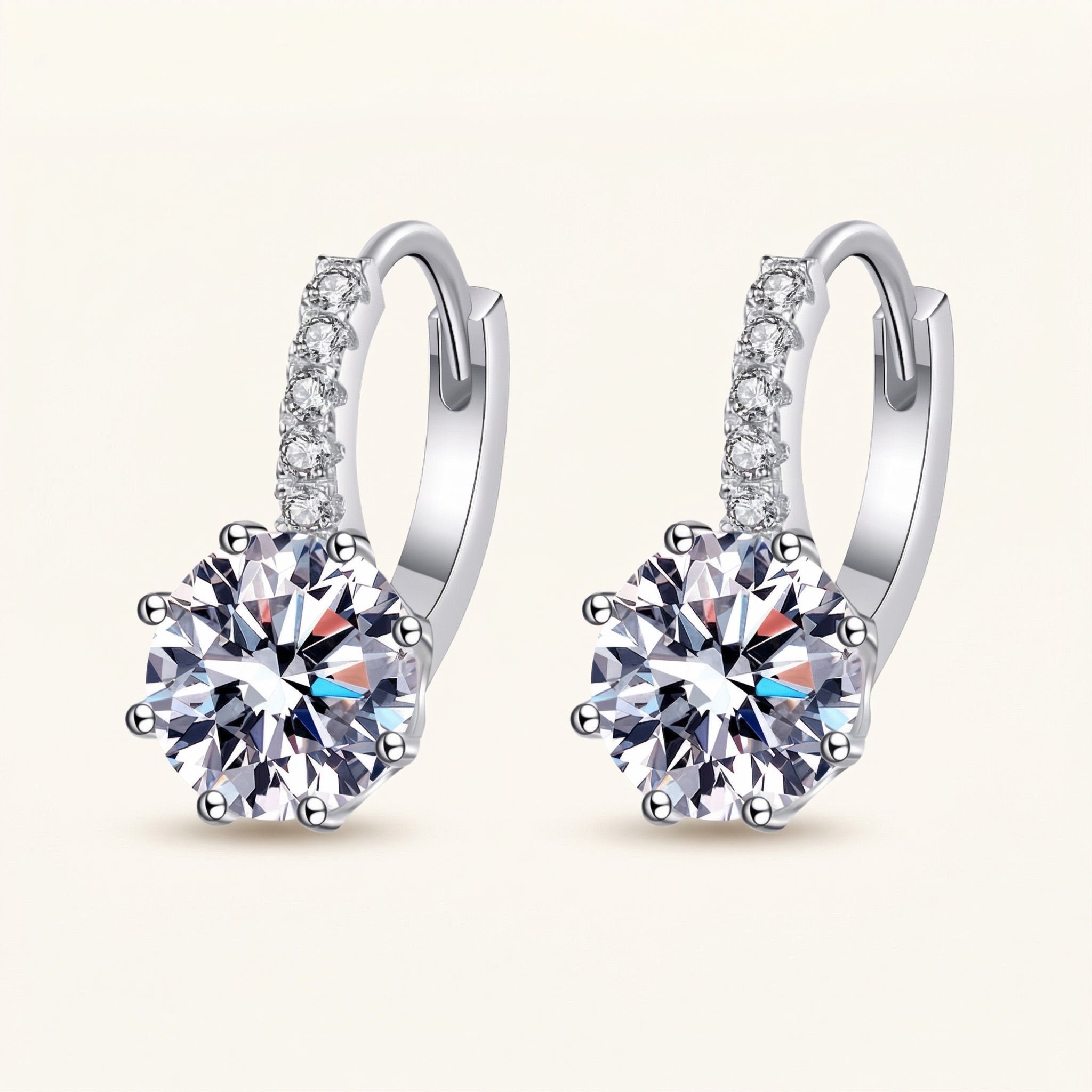 Vesper Moissanite Earring