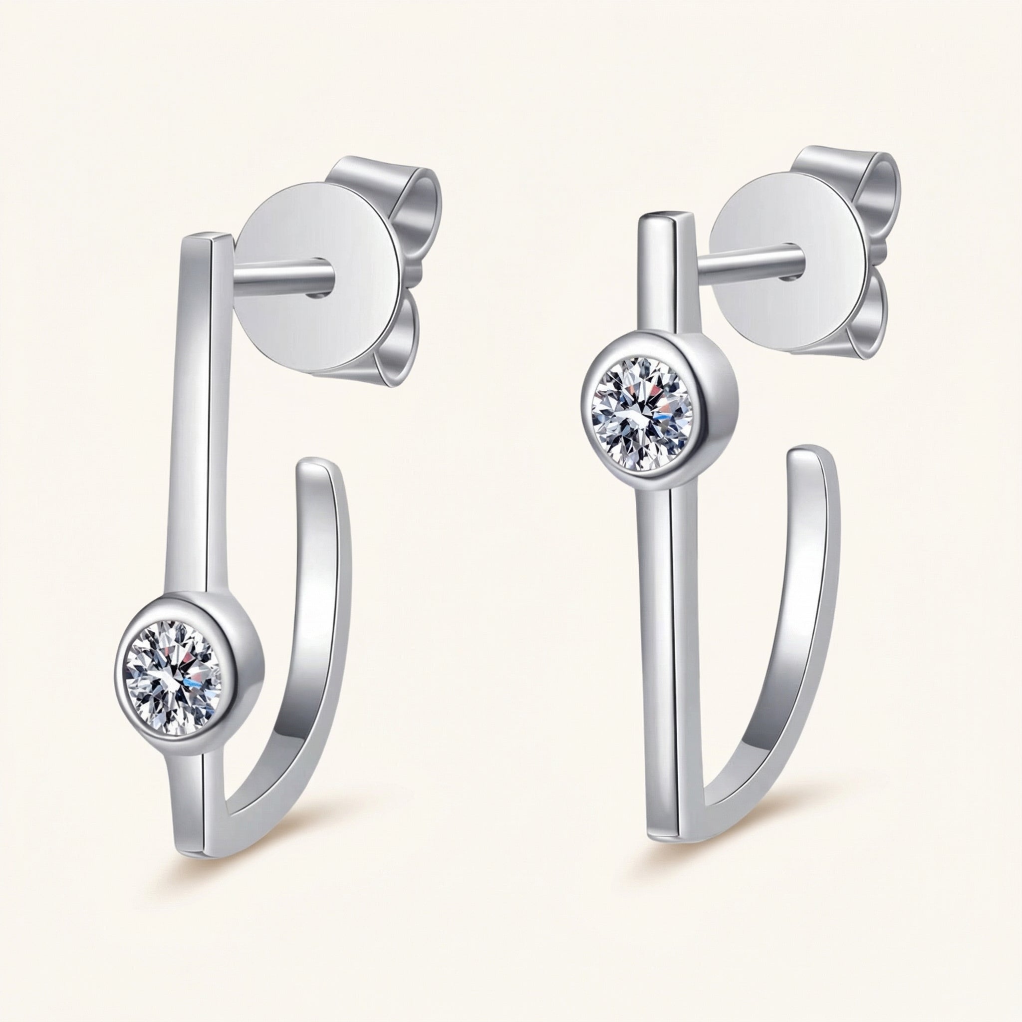 Reina Moissanite Earring