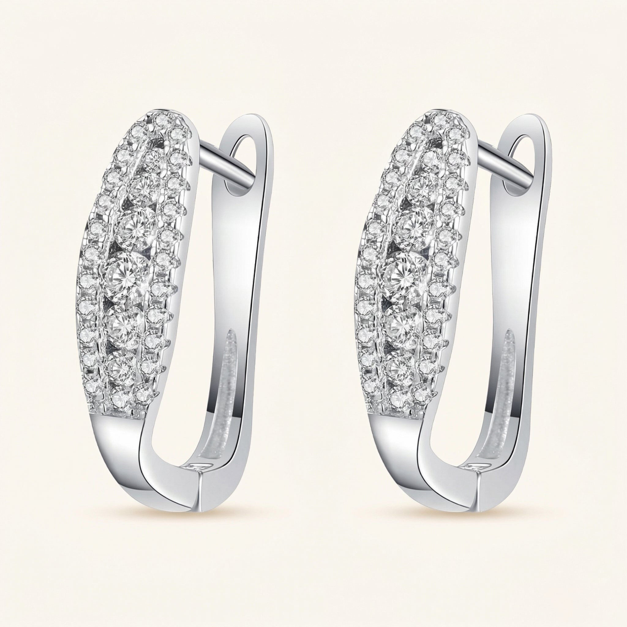 Fallon Moissanite Earring