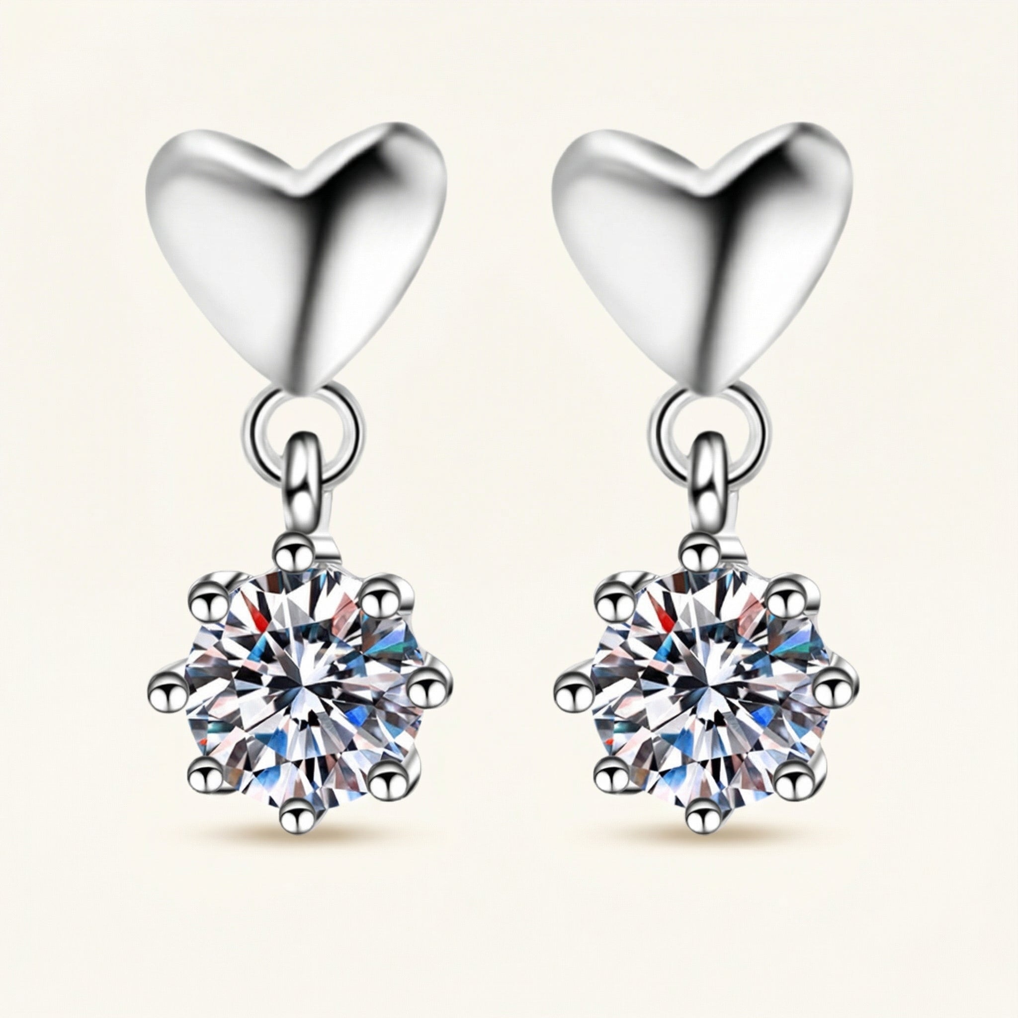 Remy Moissanite Earring