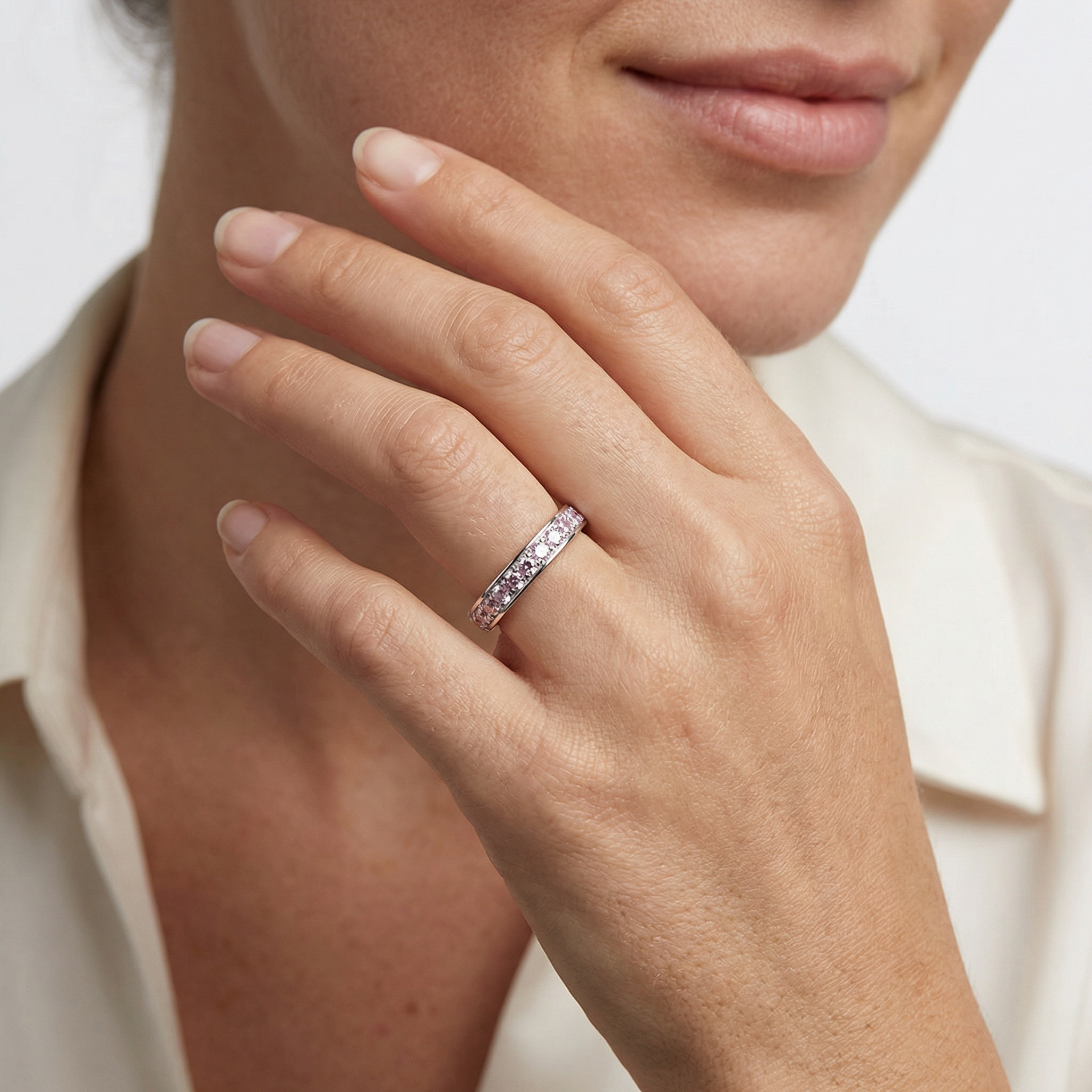 Paige Moissanite Ring