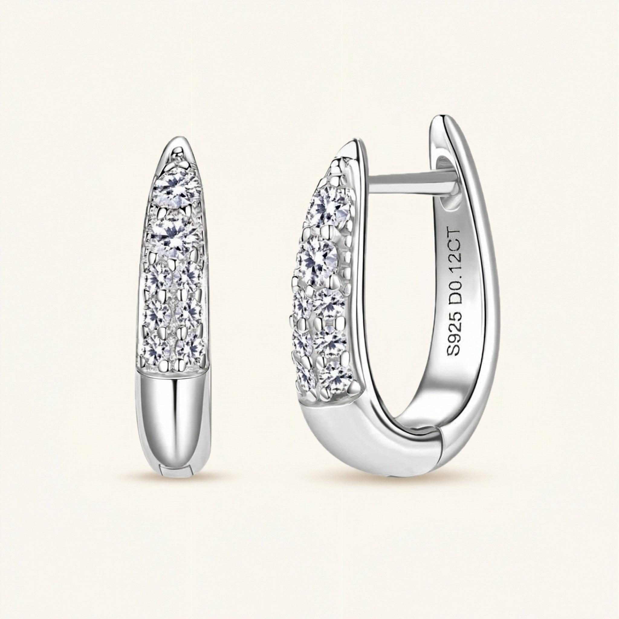 Sabine Moissanite Earring