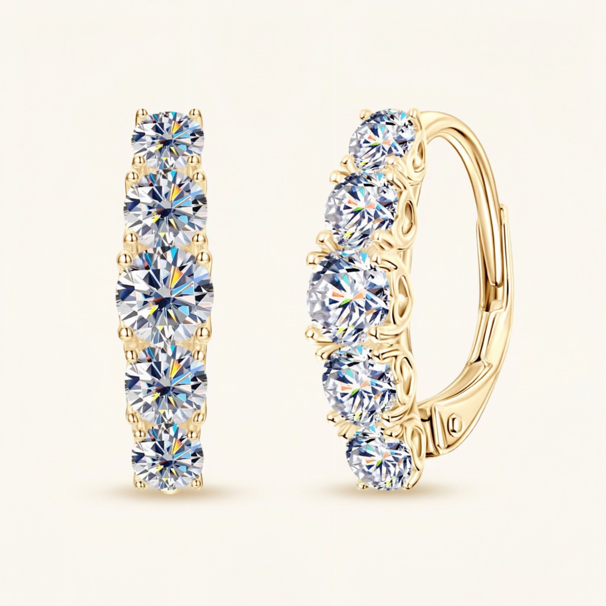Virel Moissanite Earring