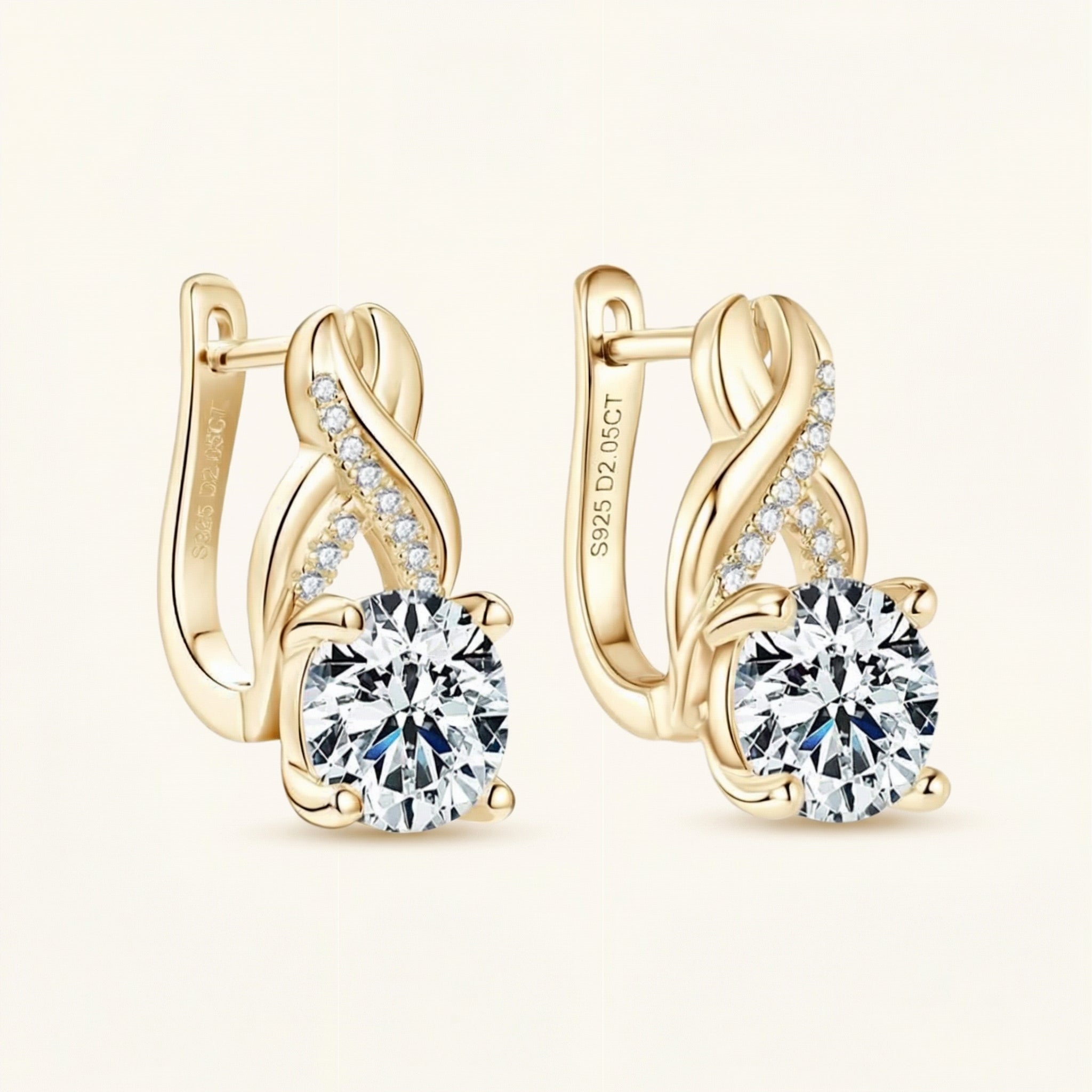 Tove Moissanite Earring