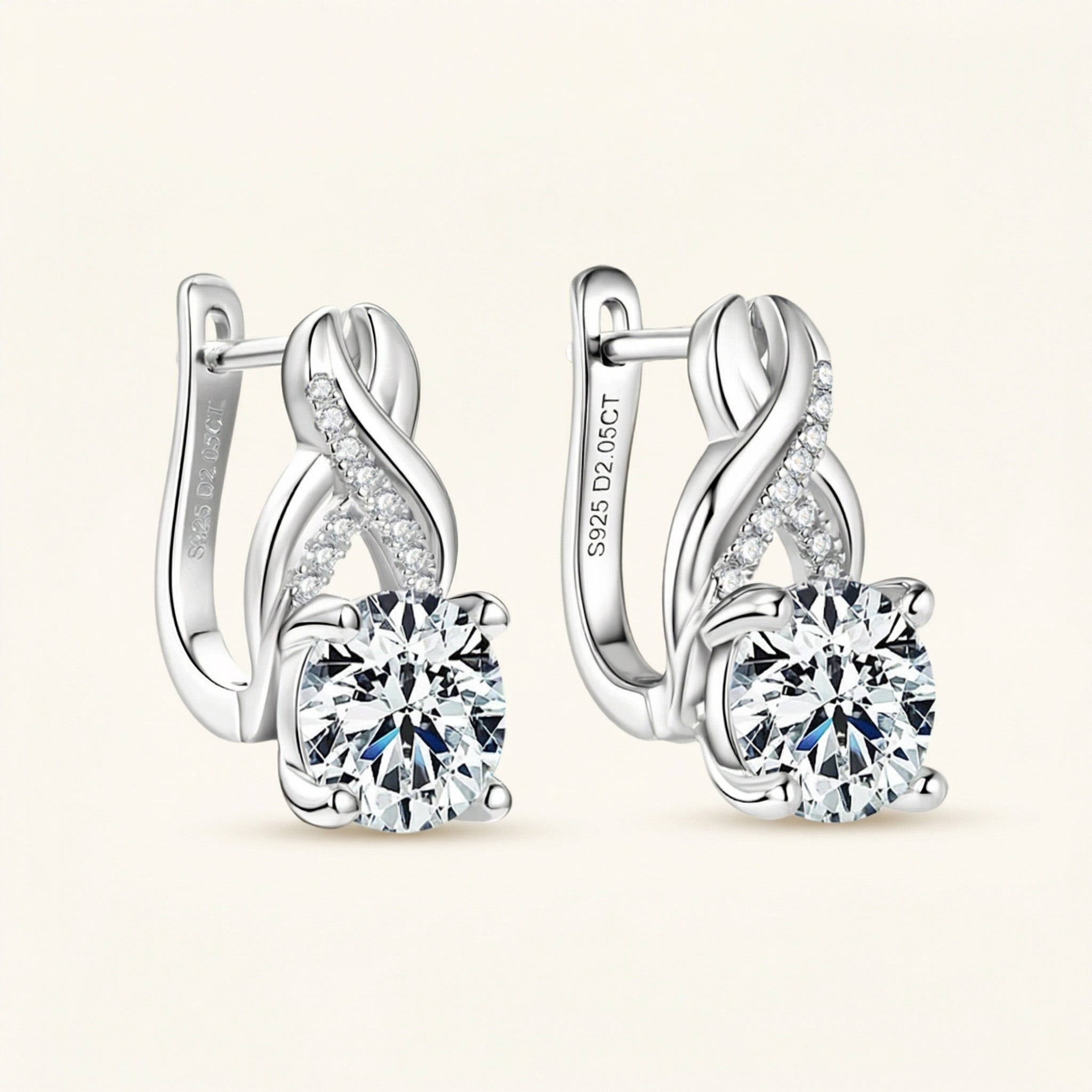 Tove Moissanite Earring