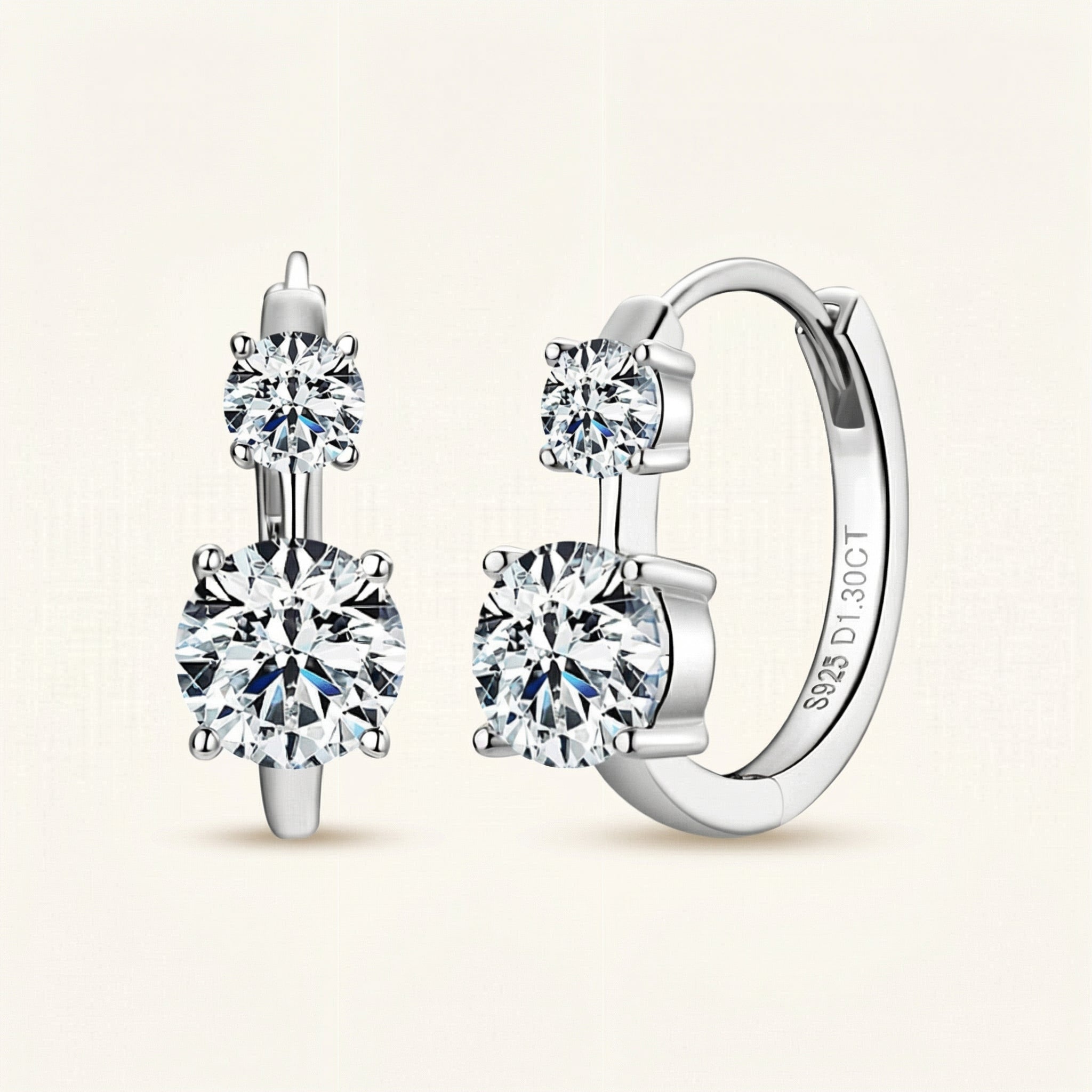 Zephyr Moissanite Earring