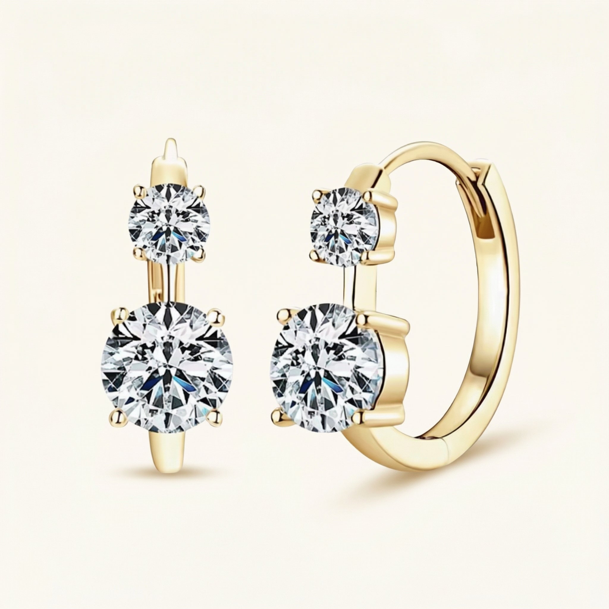 Zephyr Moissanite Earring