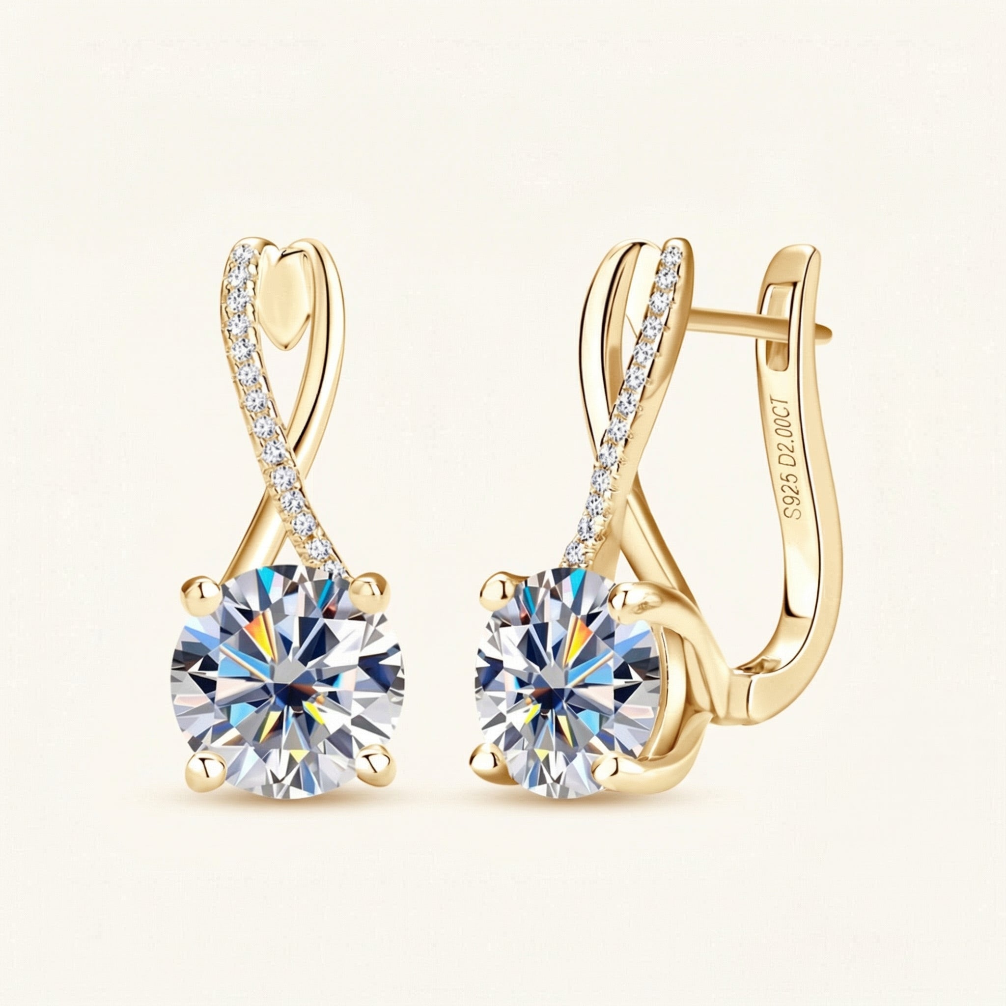 Neve Moissanite Earring