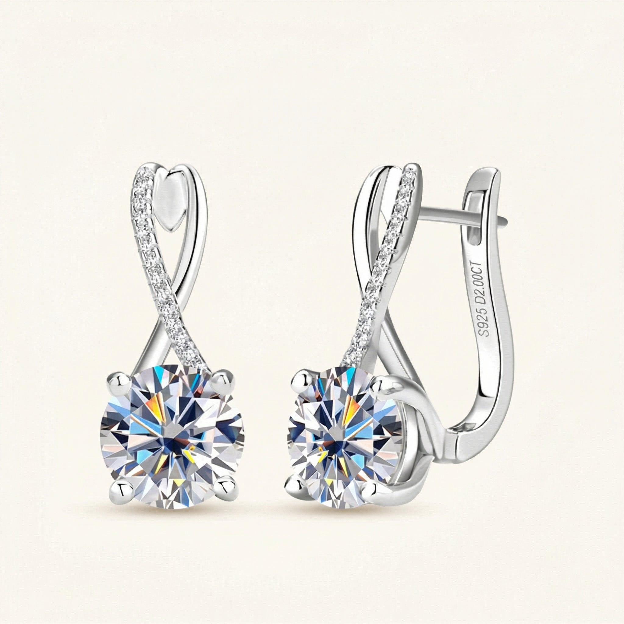 Neve Moissanite Earring