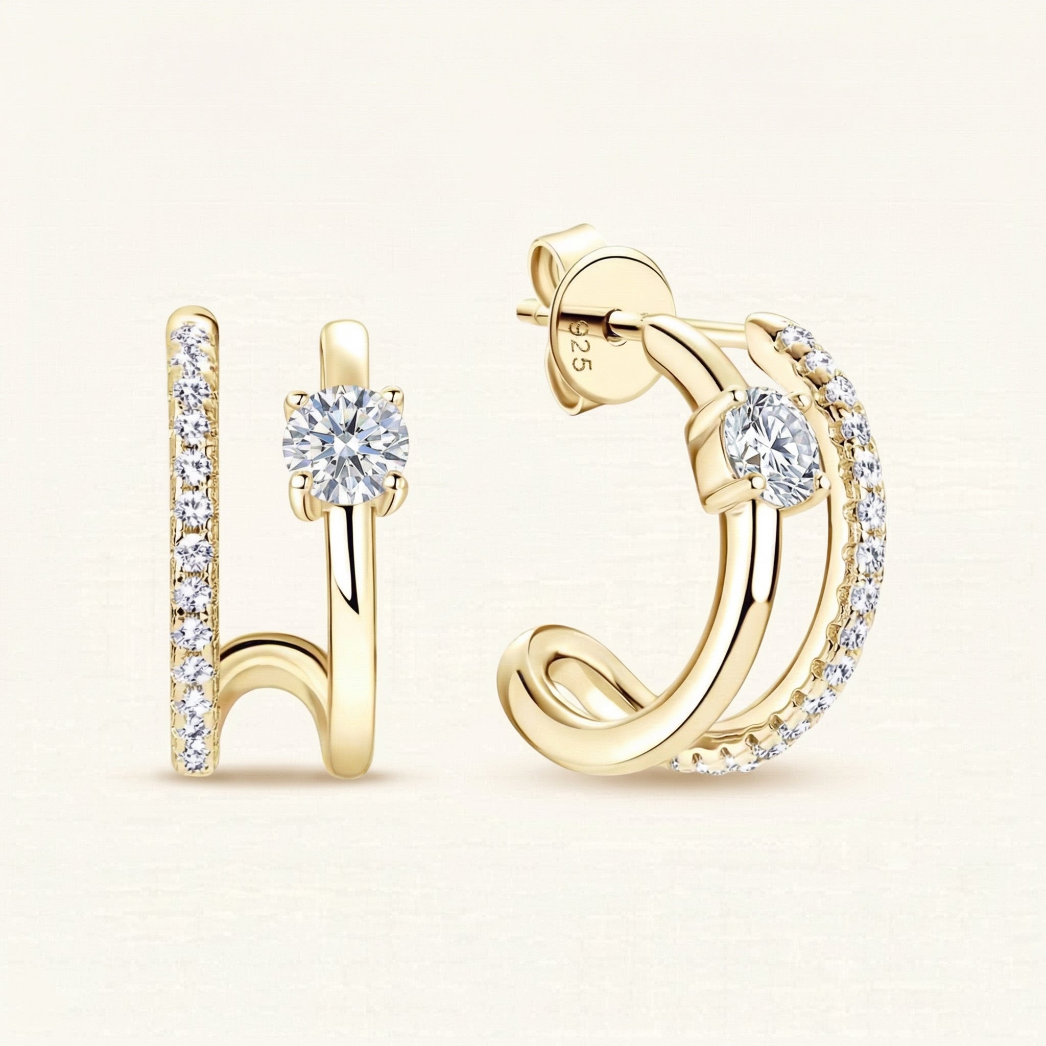 Caia Moissanite Earring