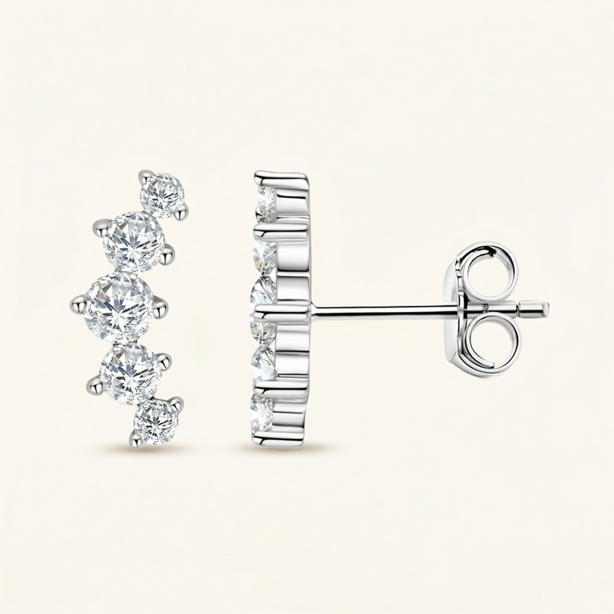 Talon Moissanite Earring