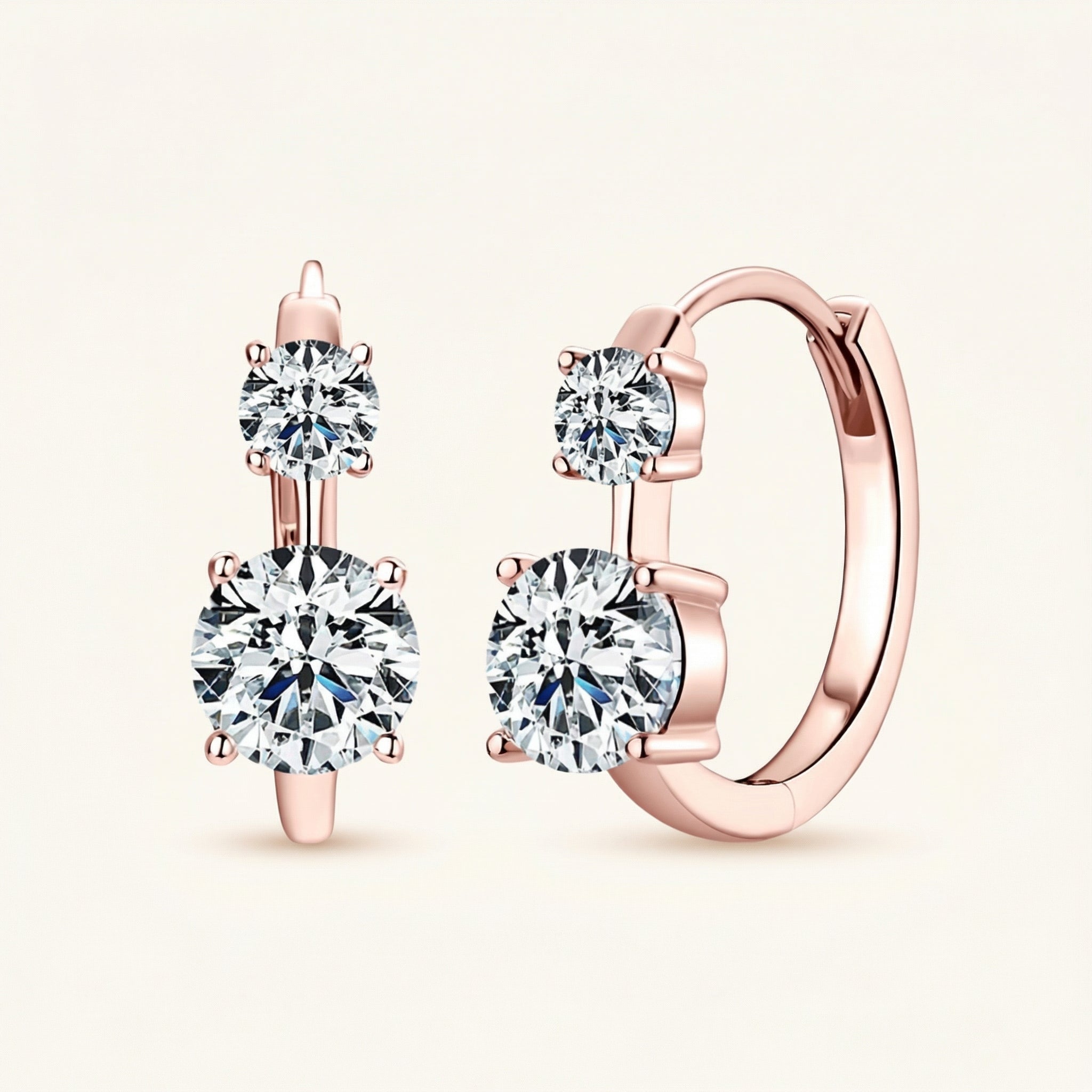 Zephyr Moissanite Earring