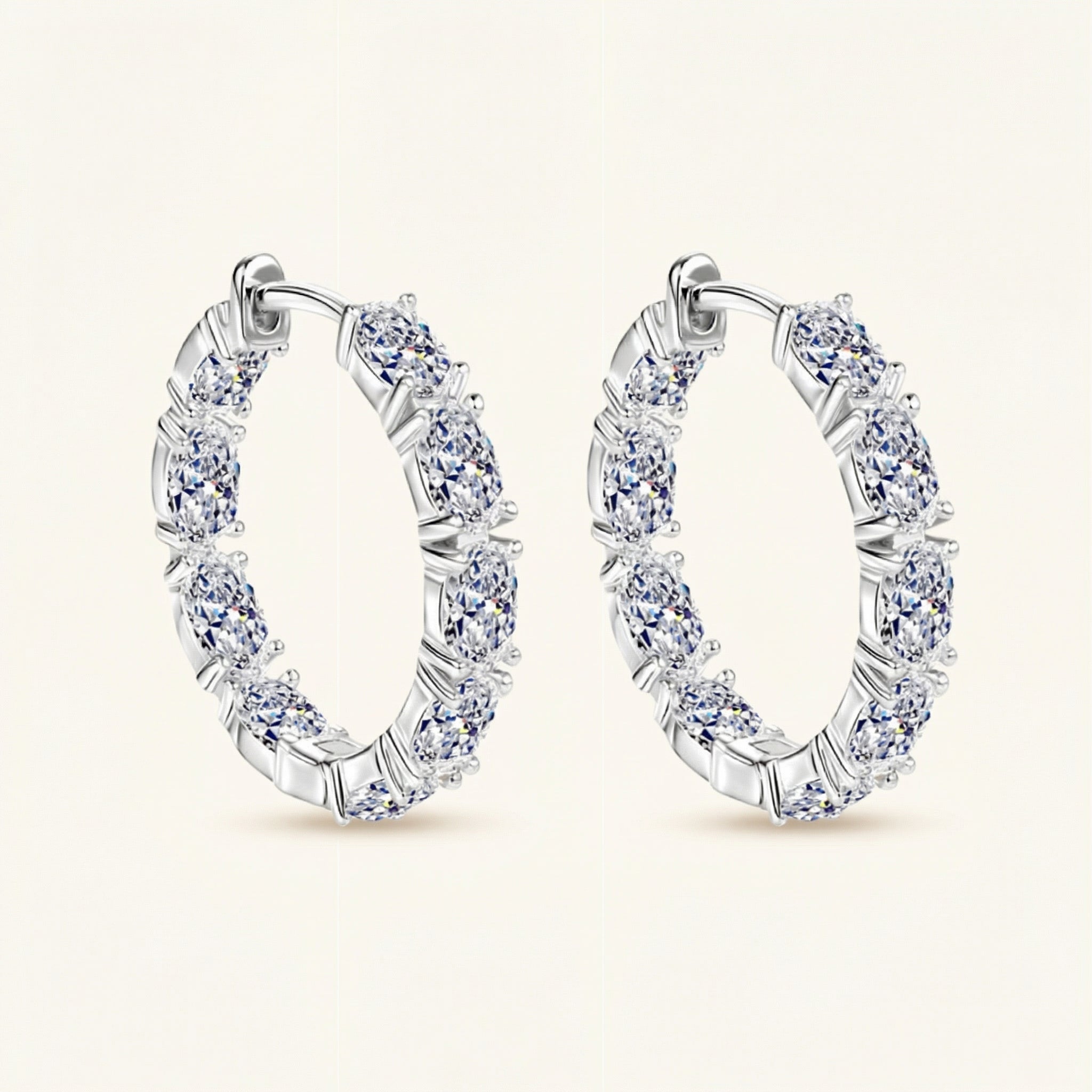 Cassia Moissanite Earring