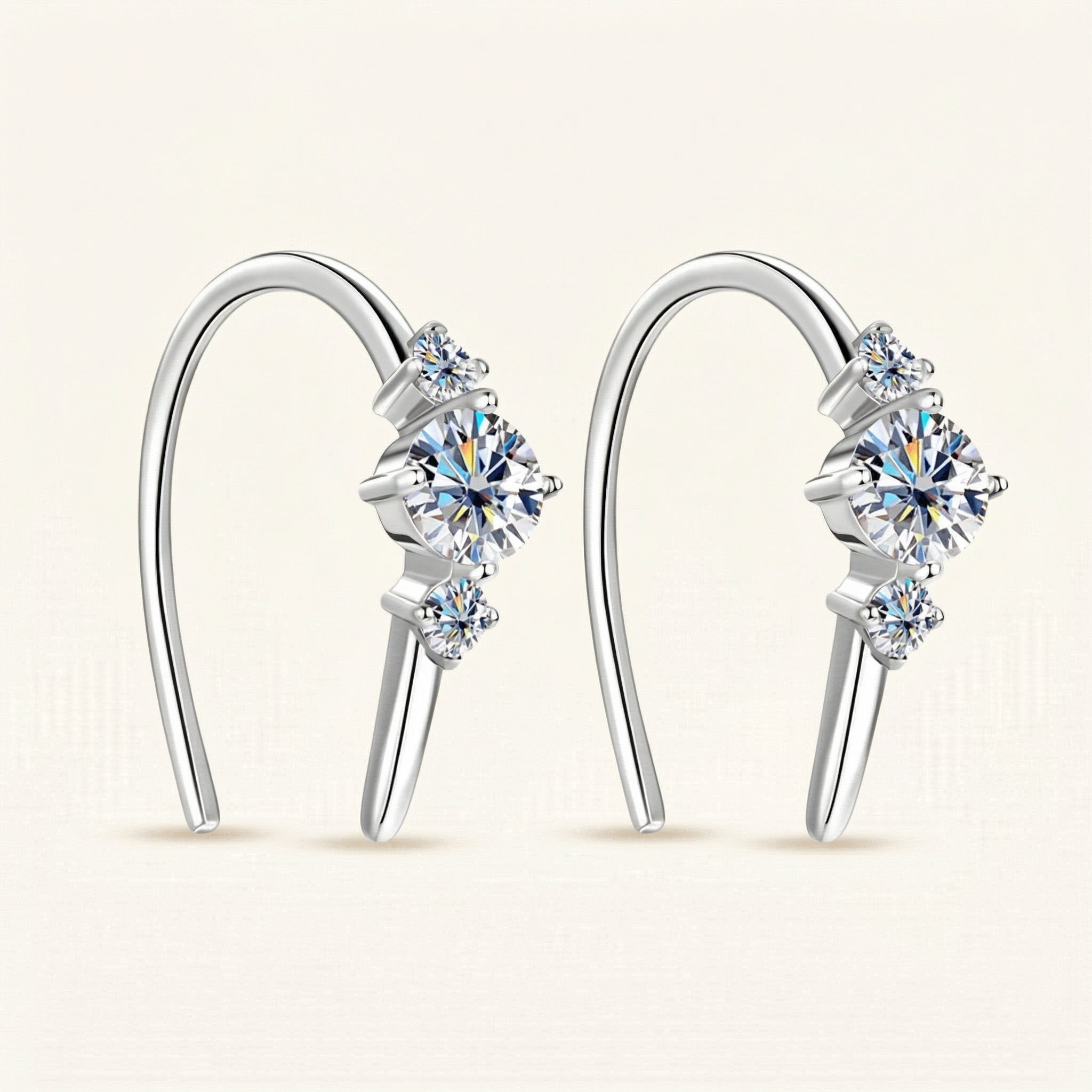 Reign Moissanite Earring