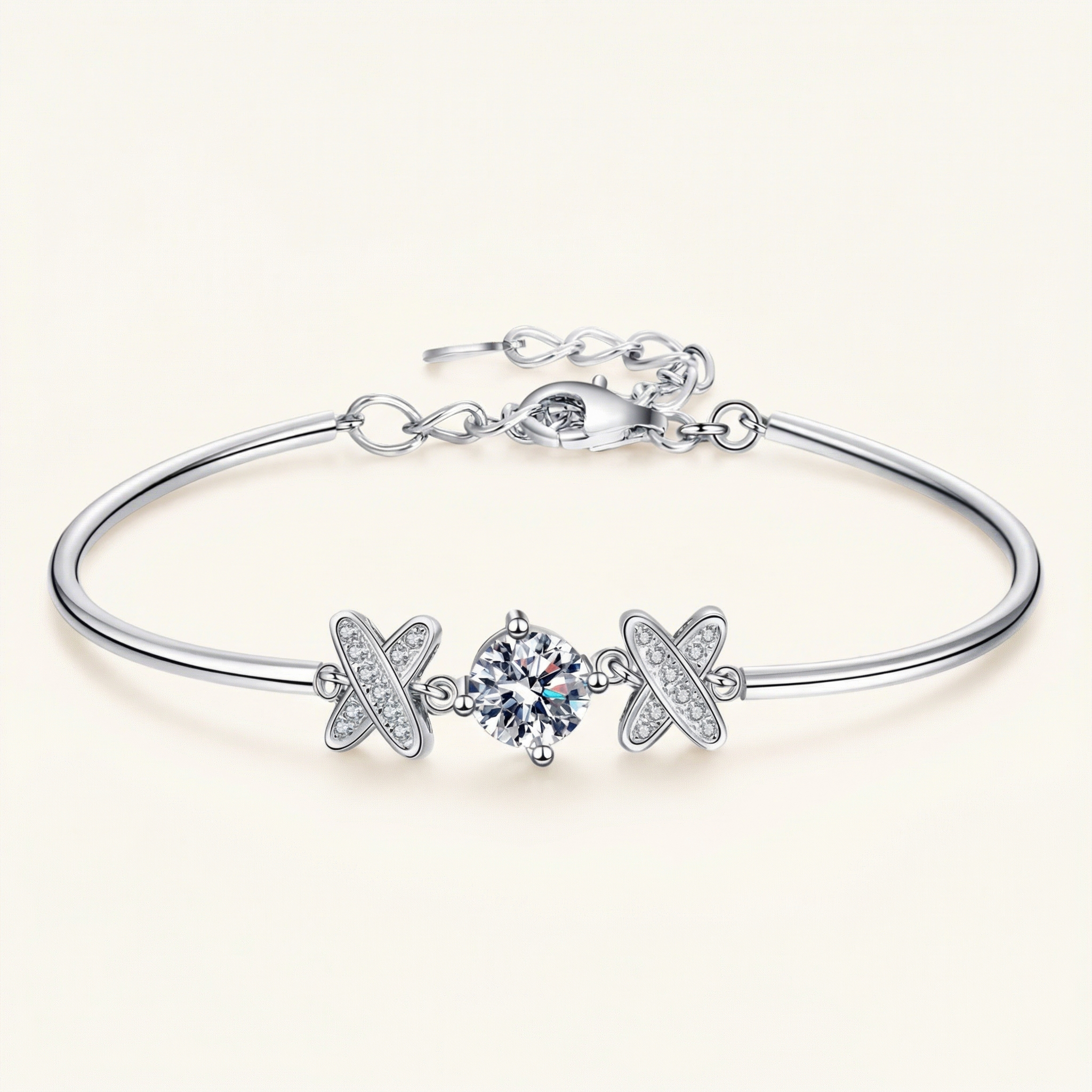 Opaline Moissanite Bracelet