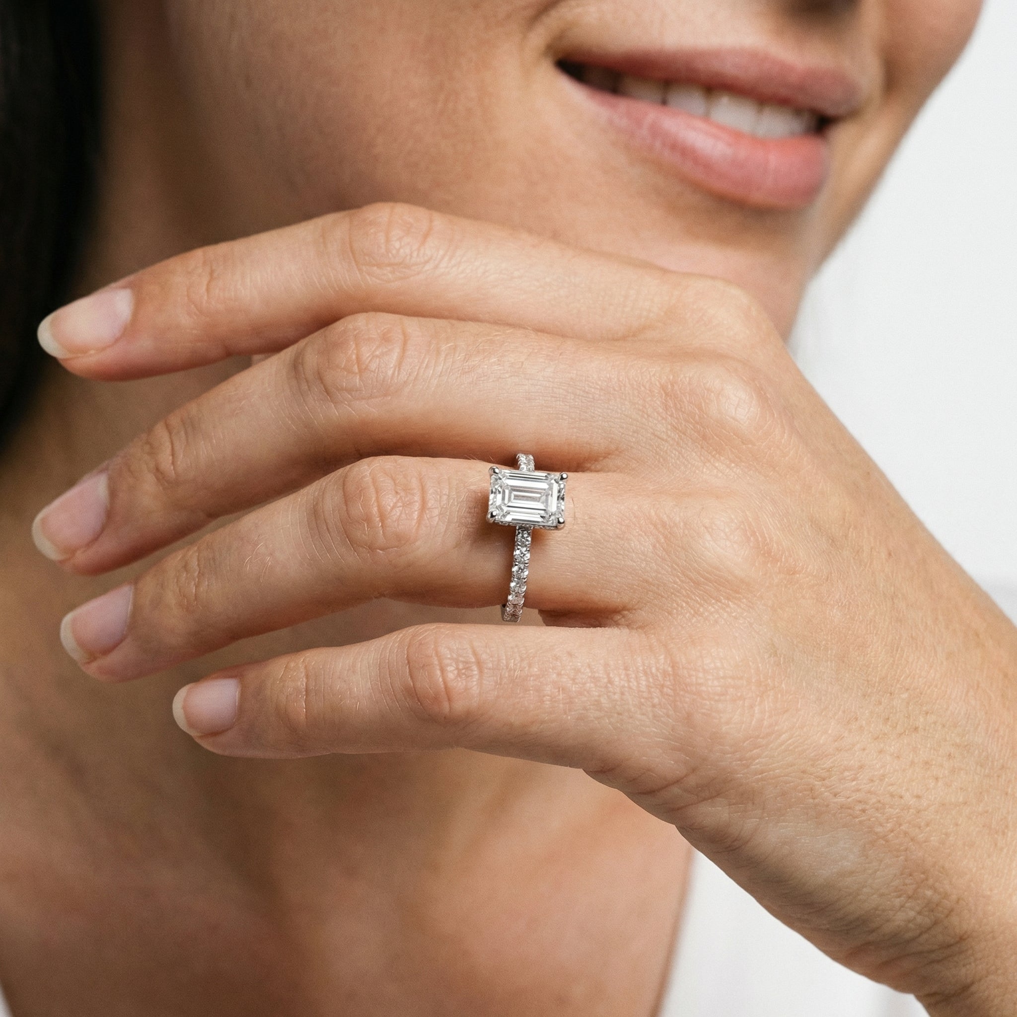 Claire Moissanite Ring