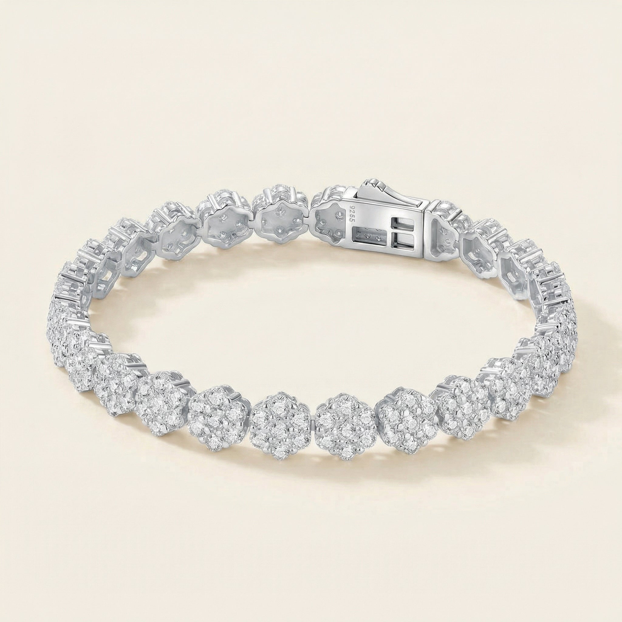 Cinder Moissanite Bracelet