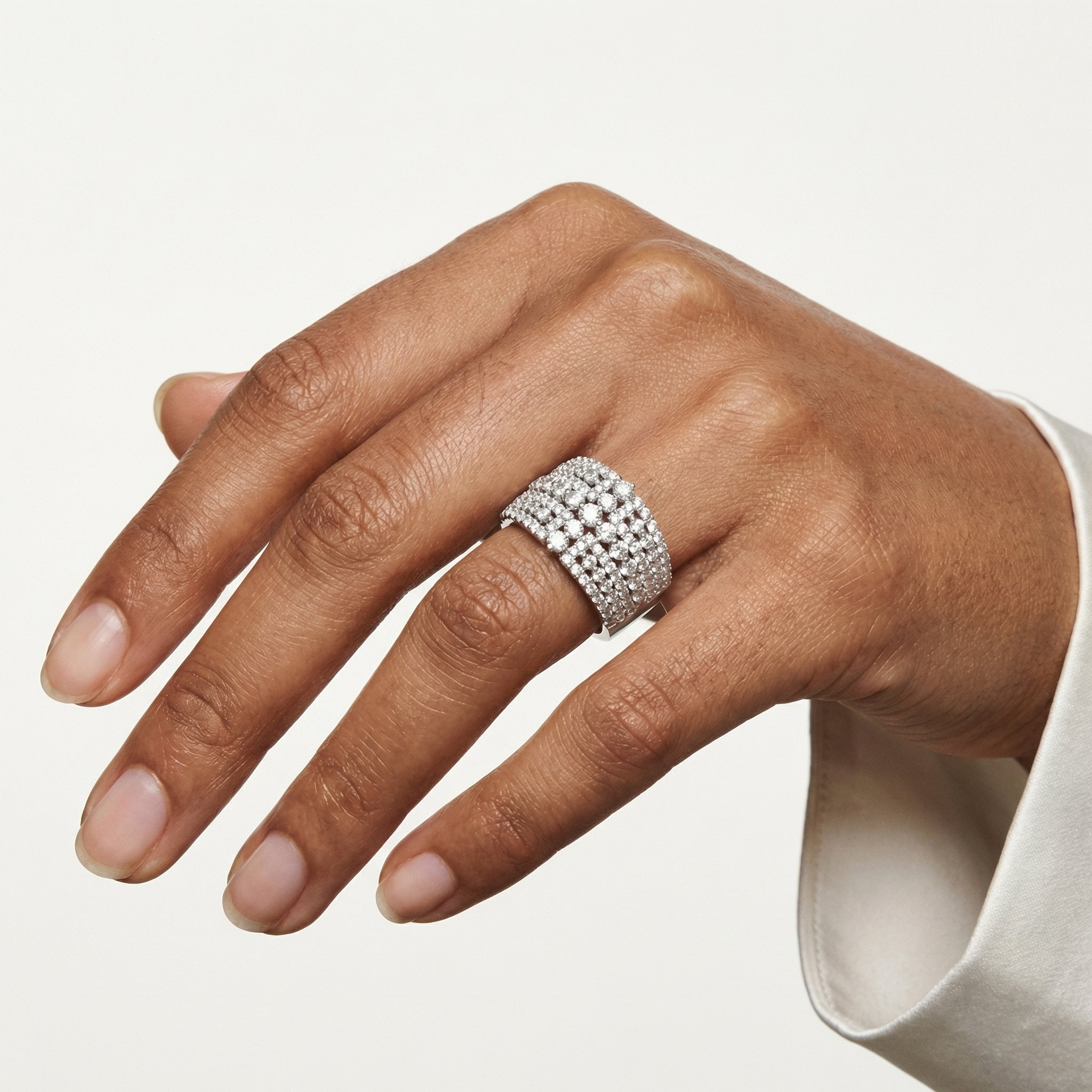Audrey Moissanite Ring