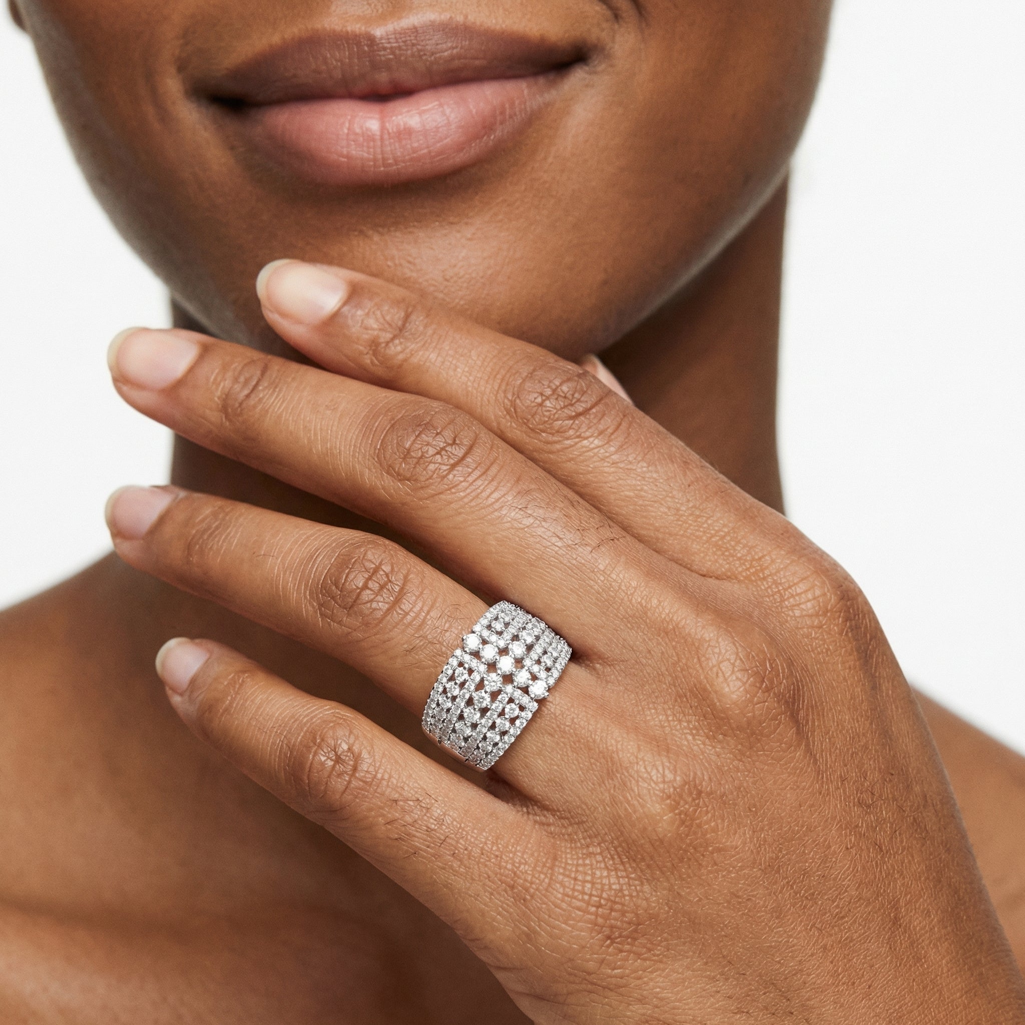 Audrey Moissanite Ring