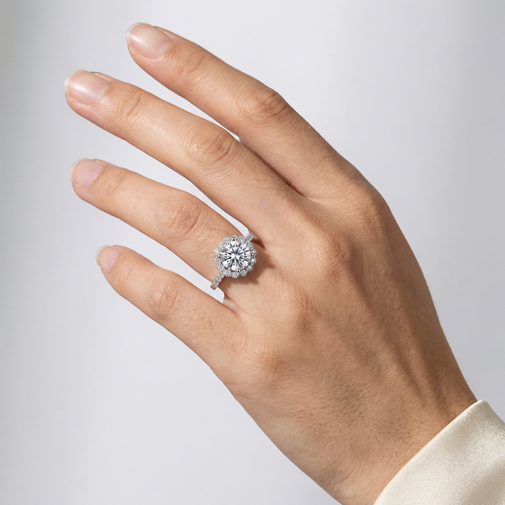 Reagan Moissanite Ring