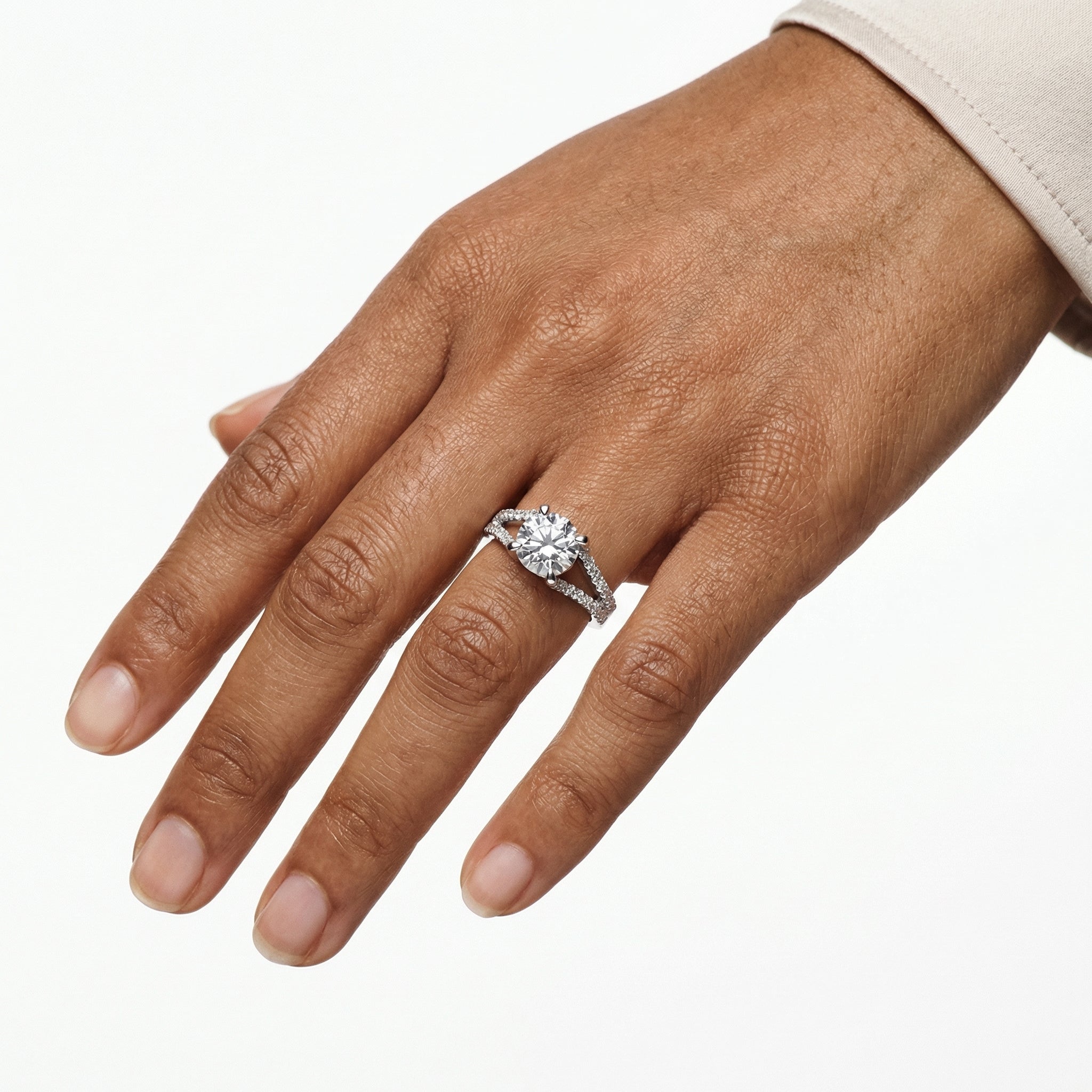 Tatum Moissanite Ring