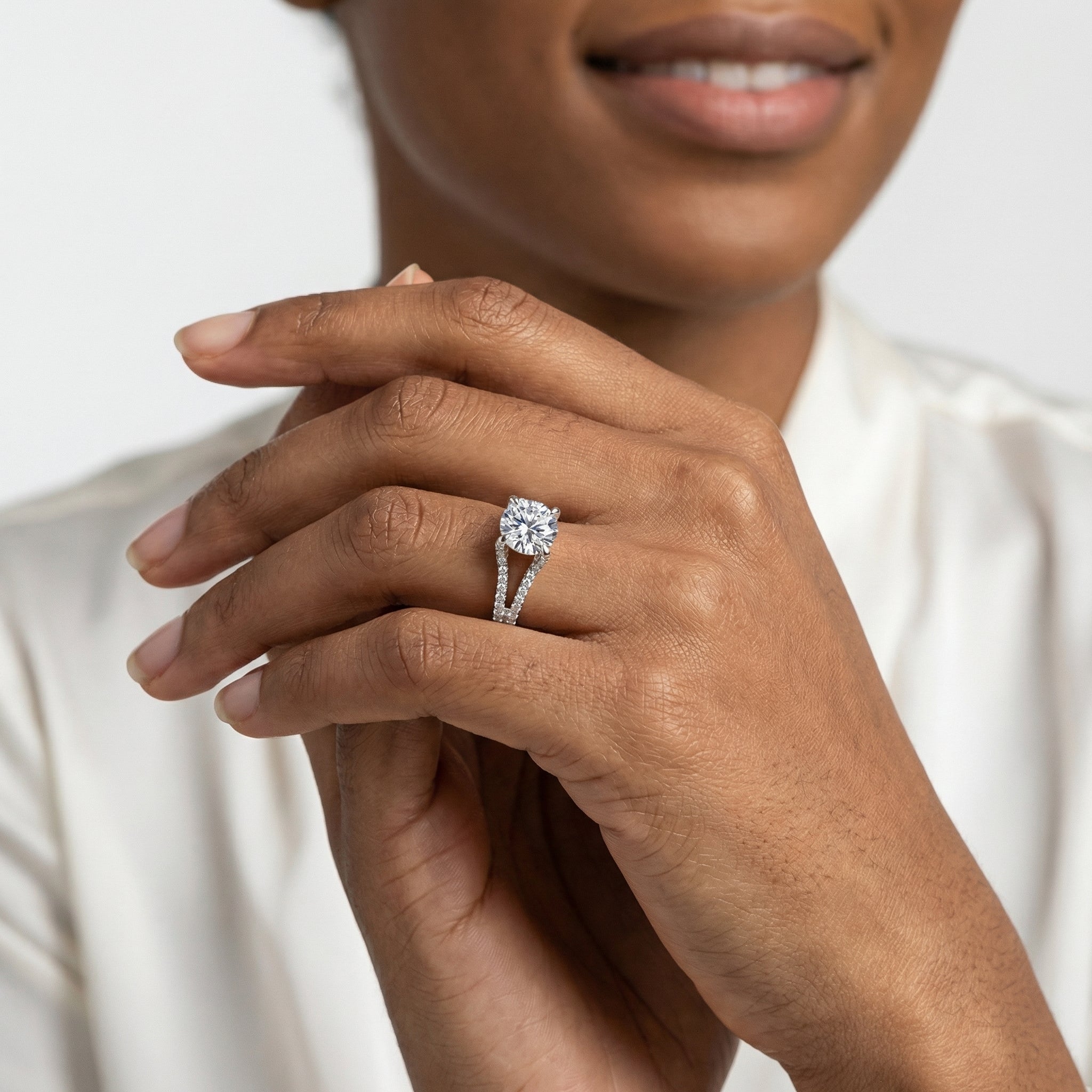 Tatum Moissanite Ring