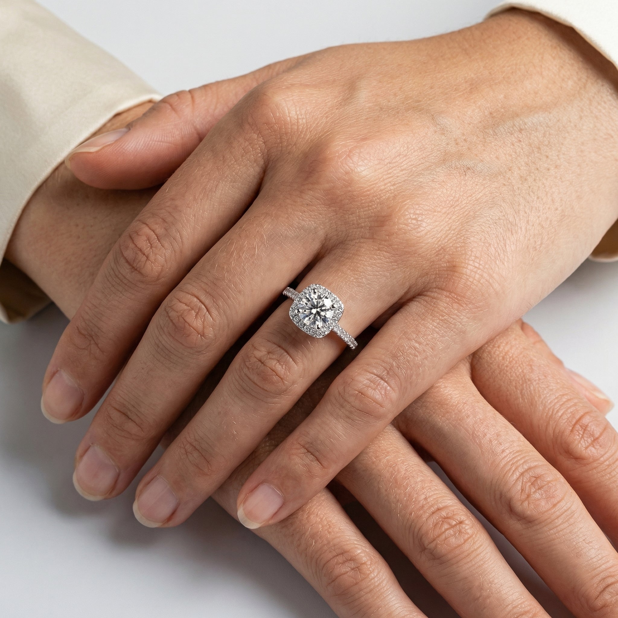 Winter Moissanite Ring