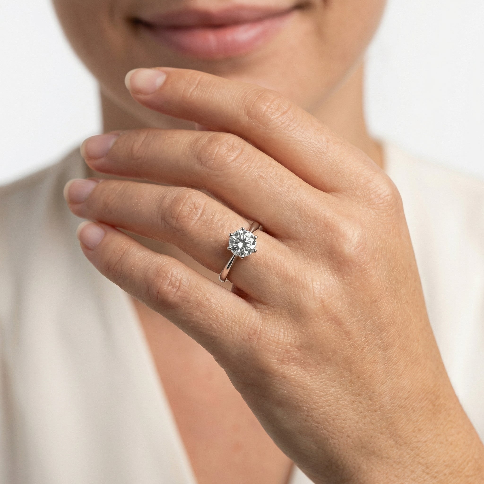 Demi Moissanite Ring