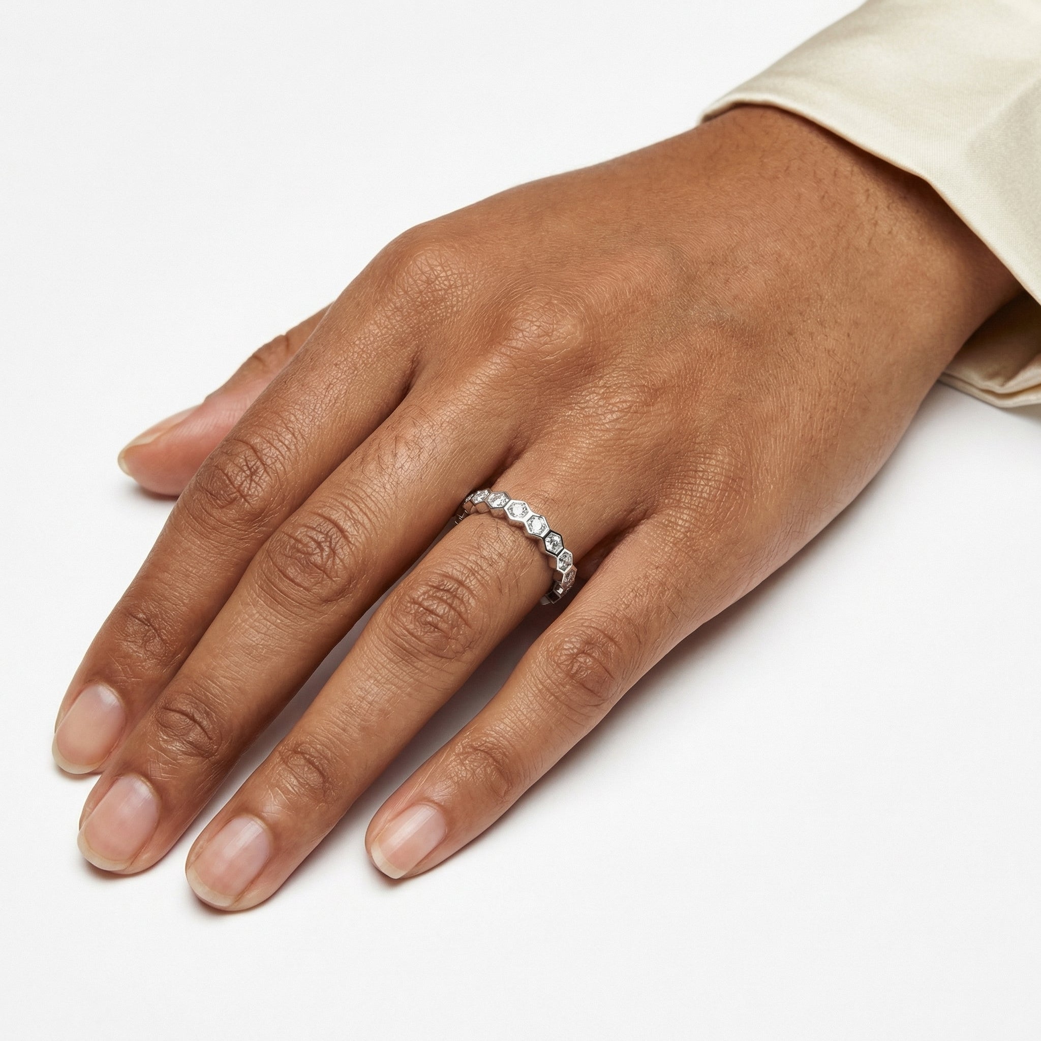 Gwen Moissanite Ring
