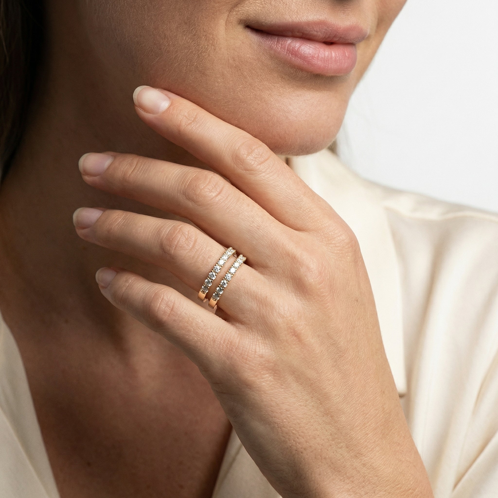 Lena Moissanite Ring