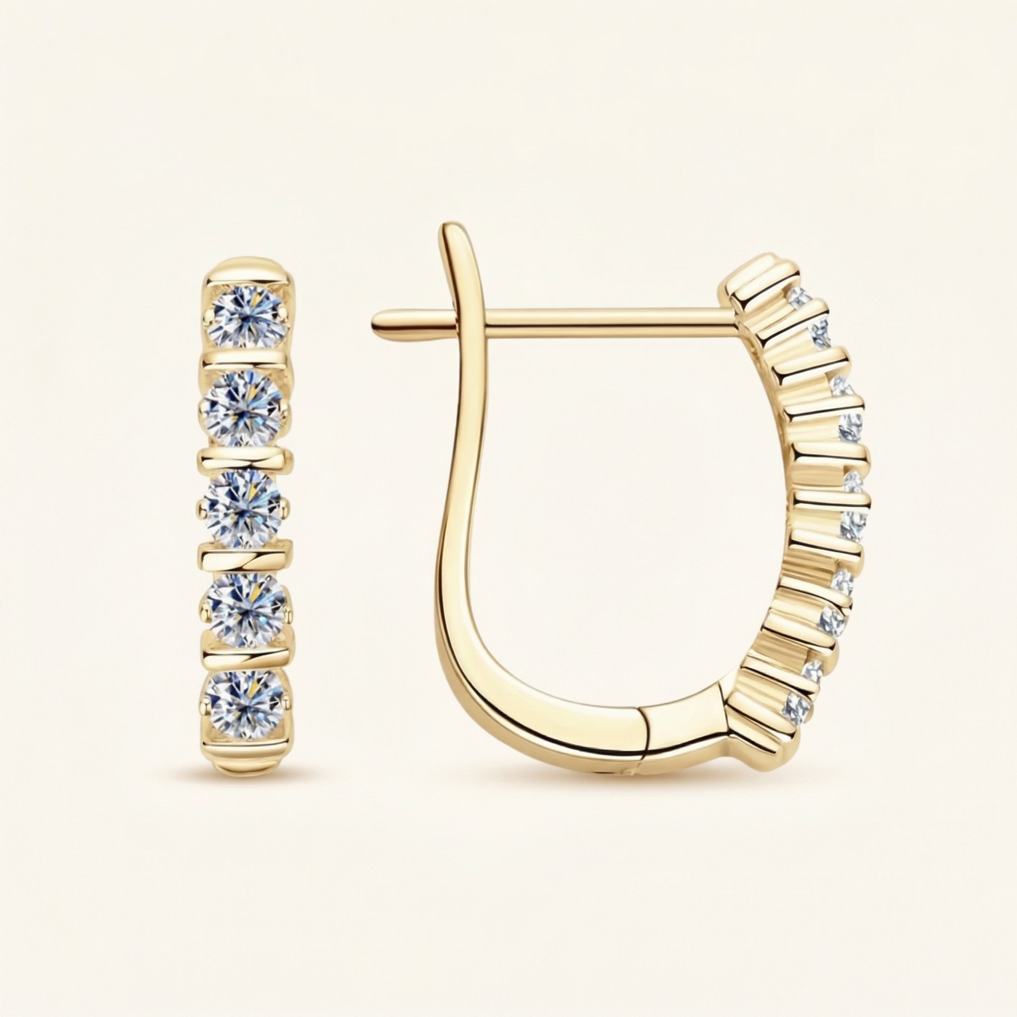 Zinara Moissanite Earring