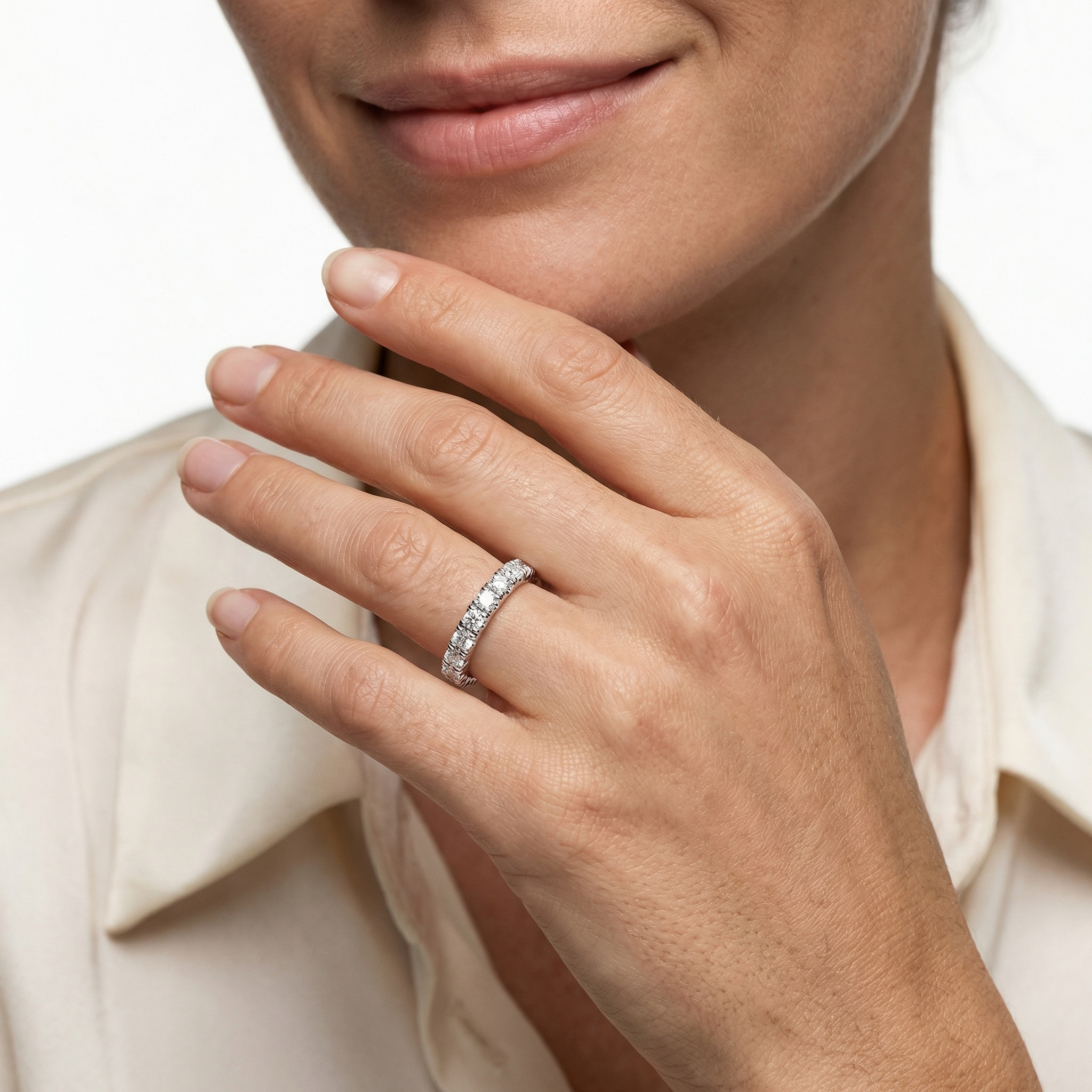 Vera Moissanite Ring