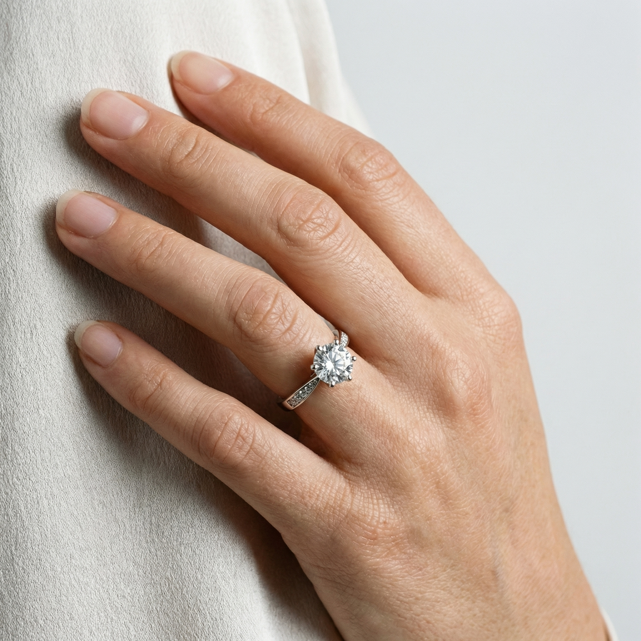 Xena Moissanite Ring