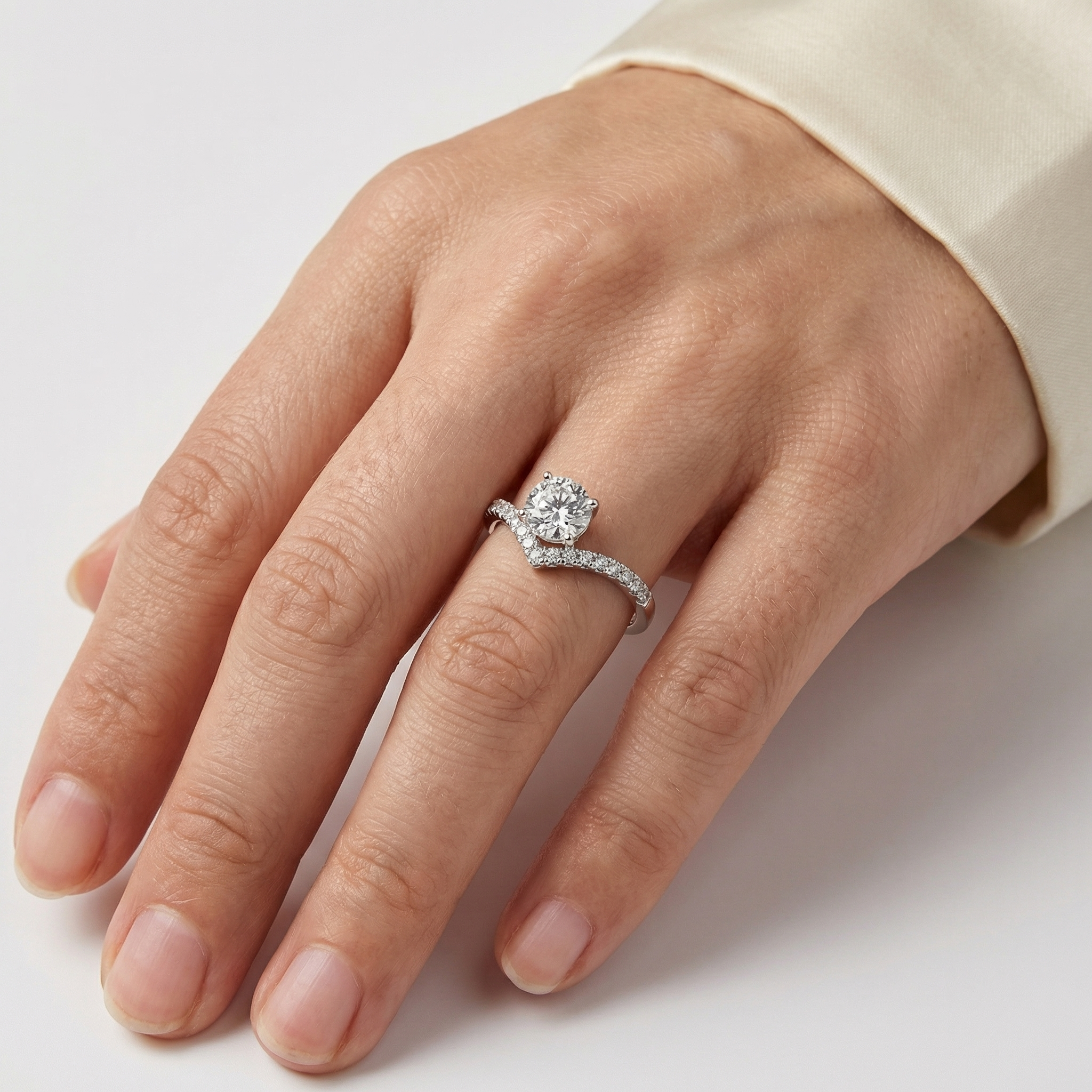 Josie Moissanite Ring