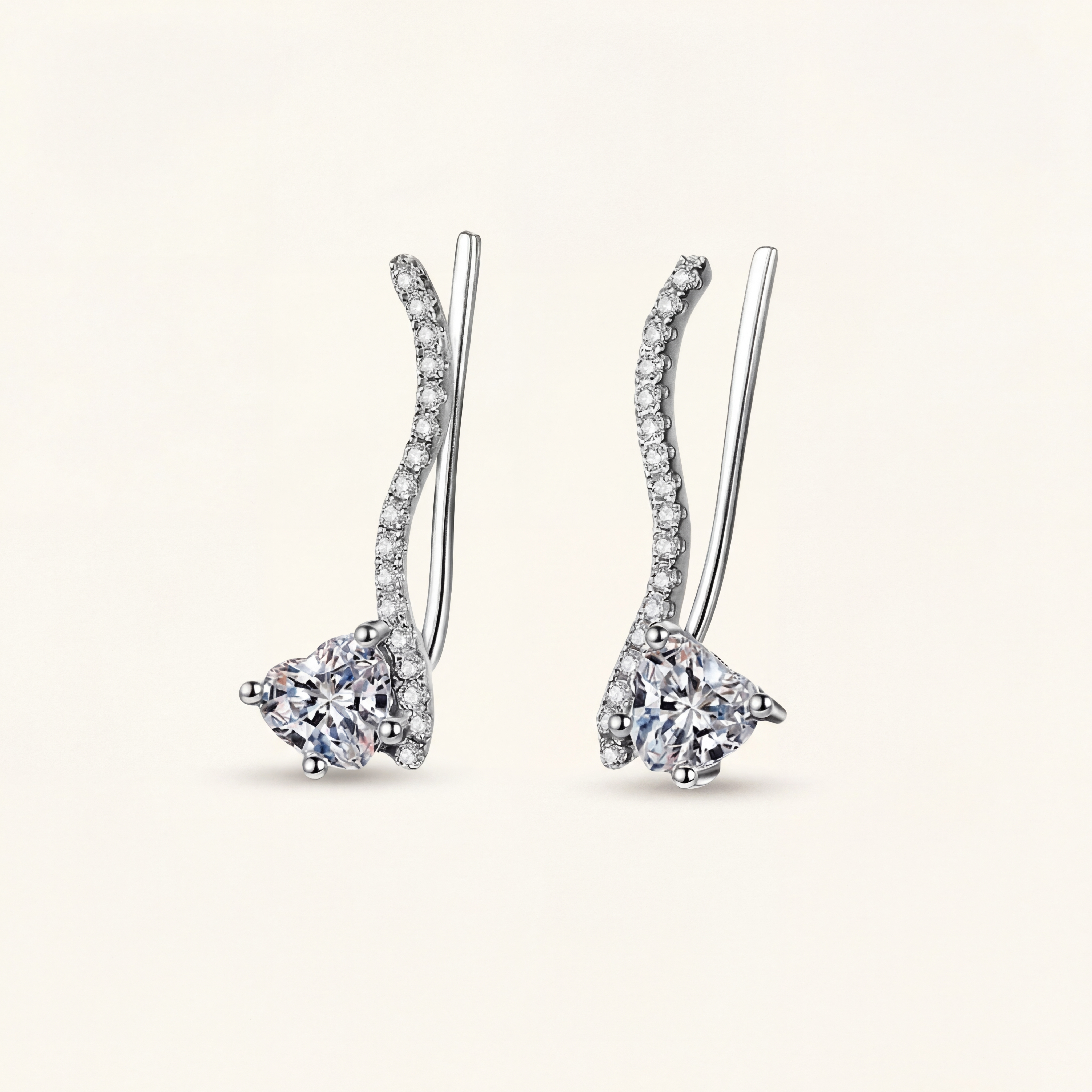 Tala Moissanite Earring