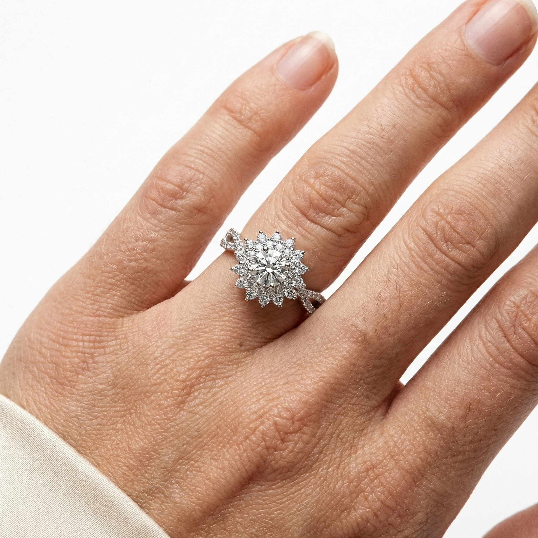 Revere Moissanite Ring