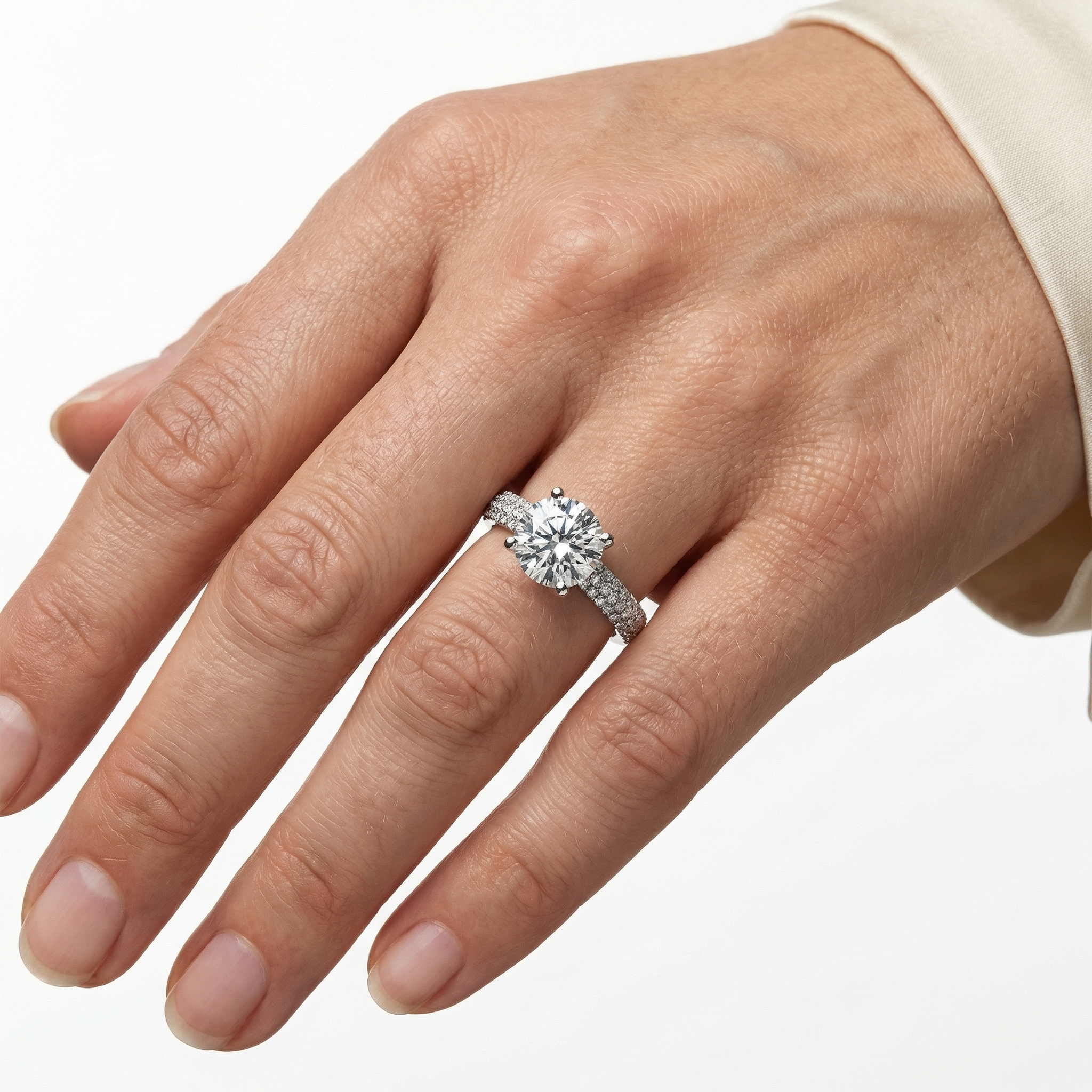 Prue Moissanite Ring