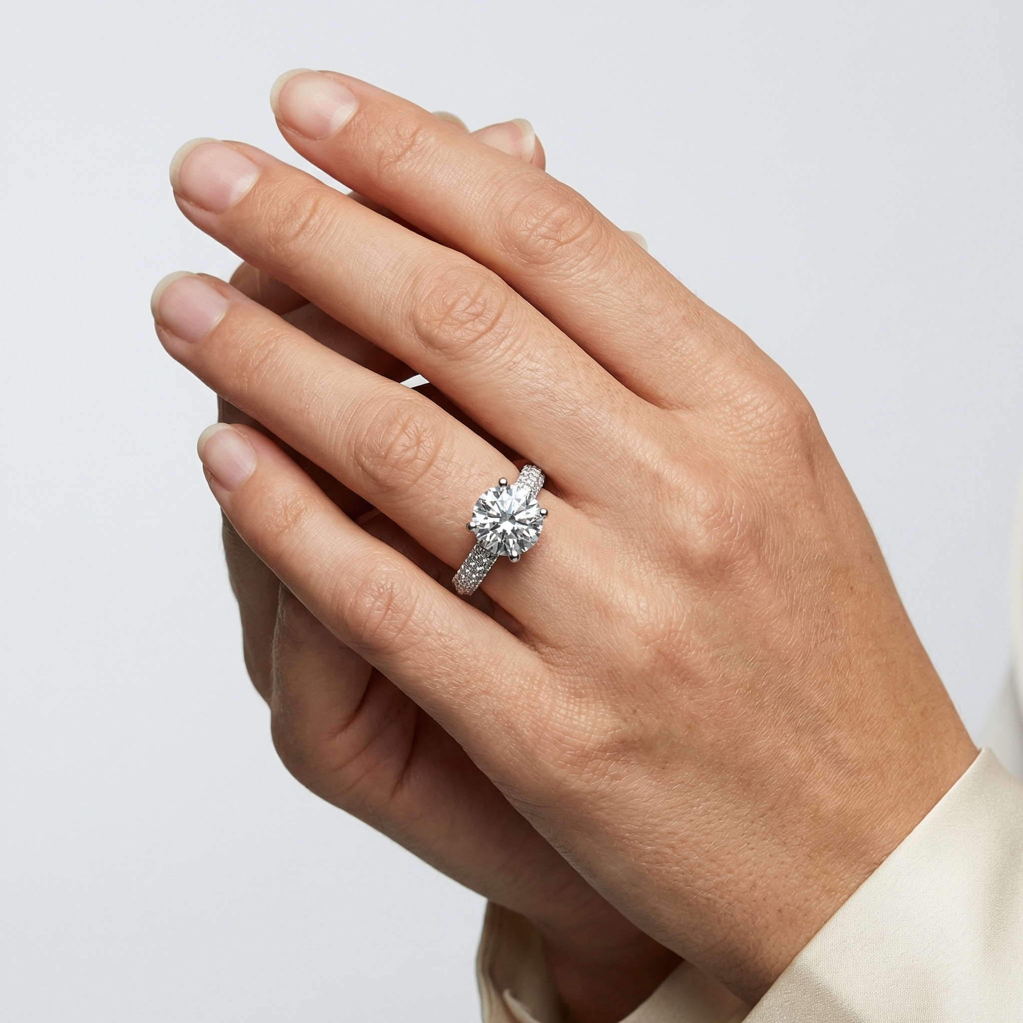 Prue Moissanite Ring