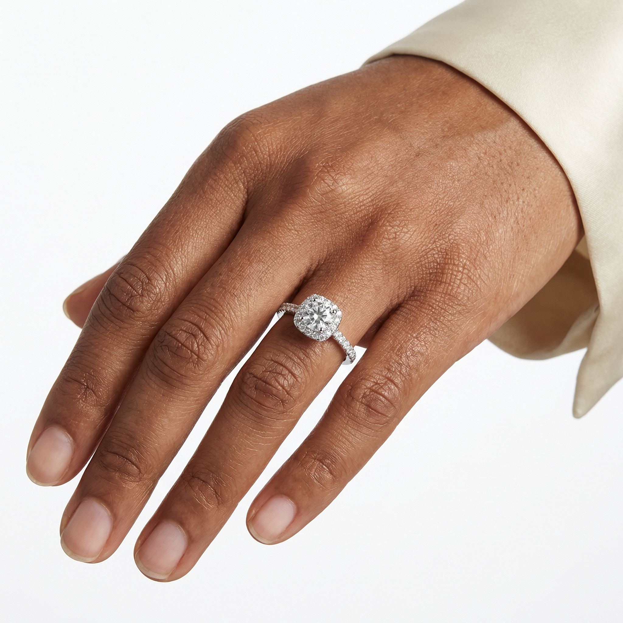 Whitney Moissanite Ring