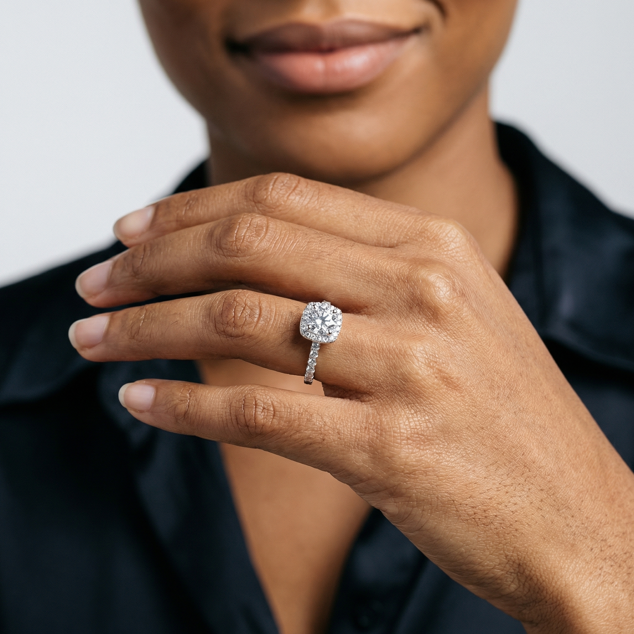 Whitney Moissanite Ring