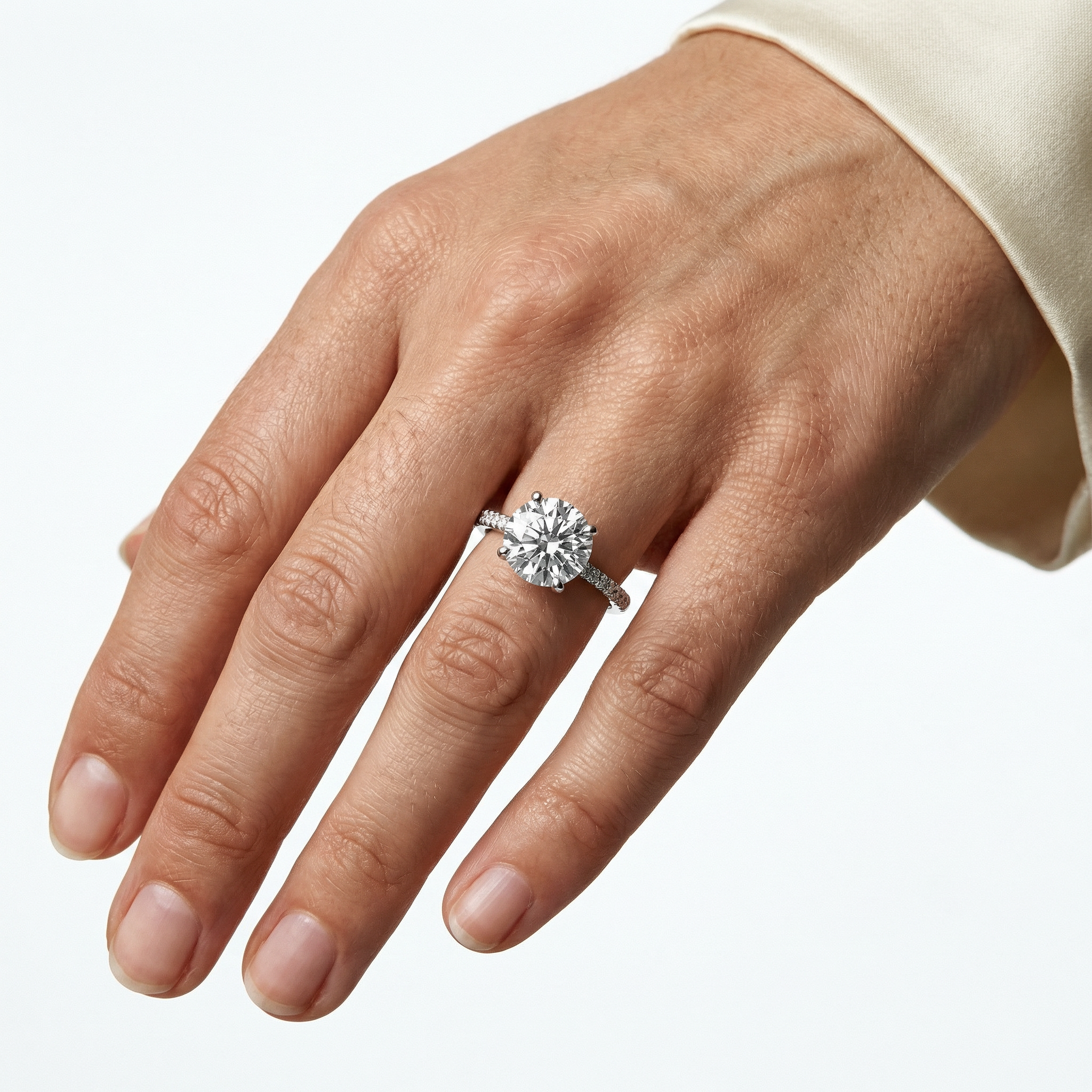 Adele Moissanite Ring