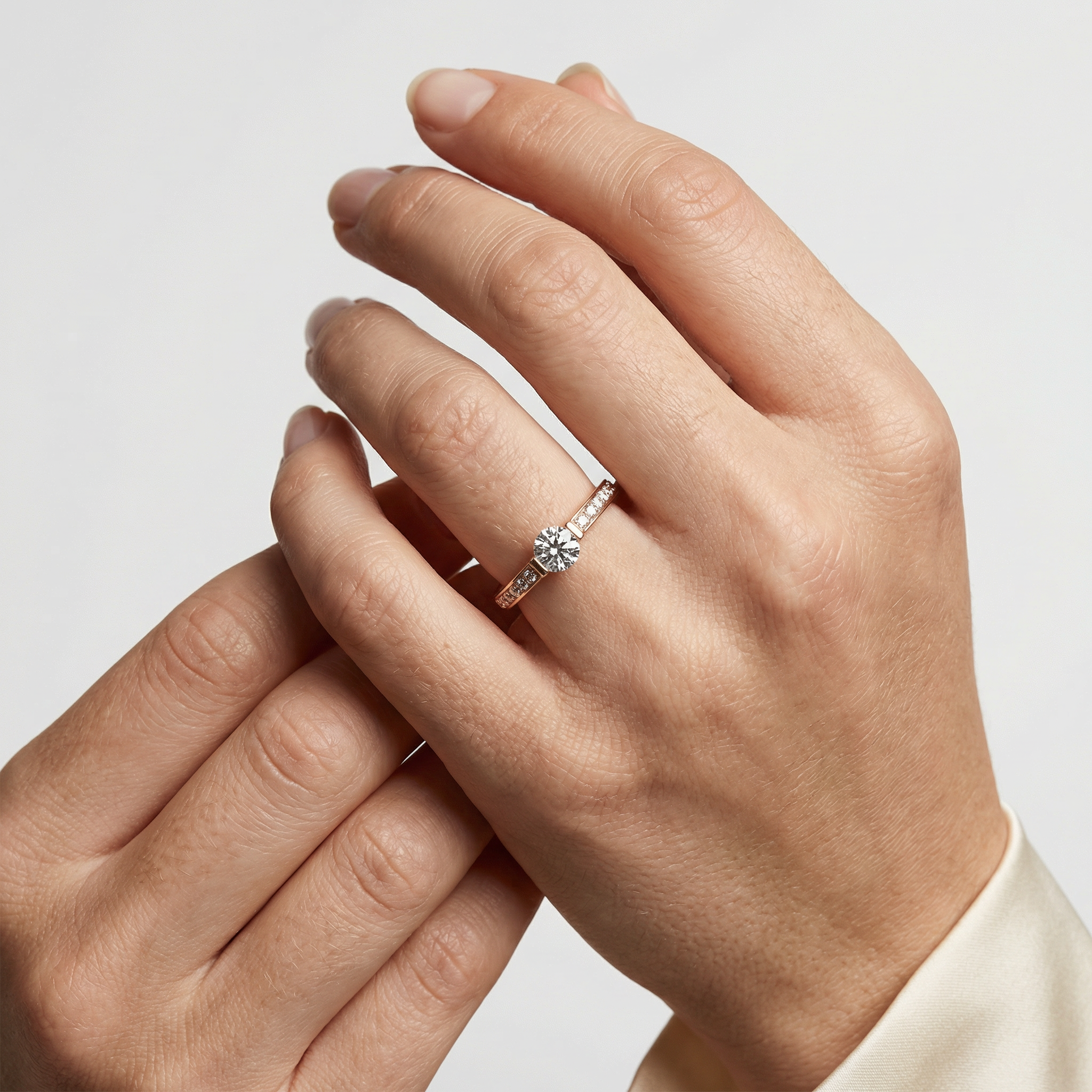 Oakley Moissanite Ring