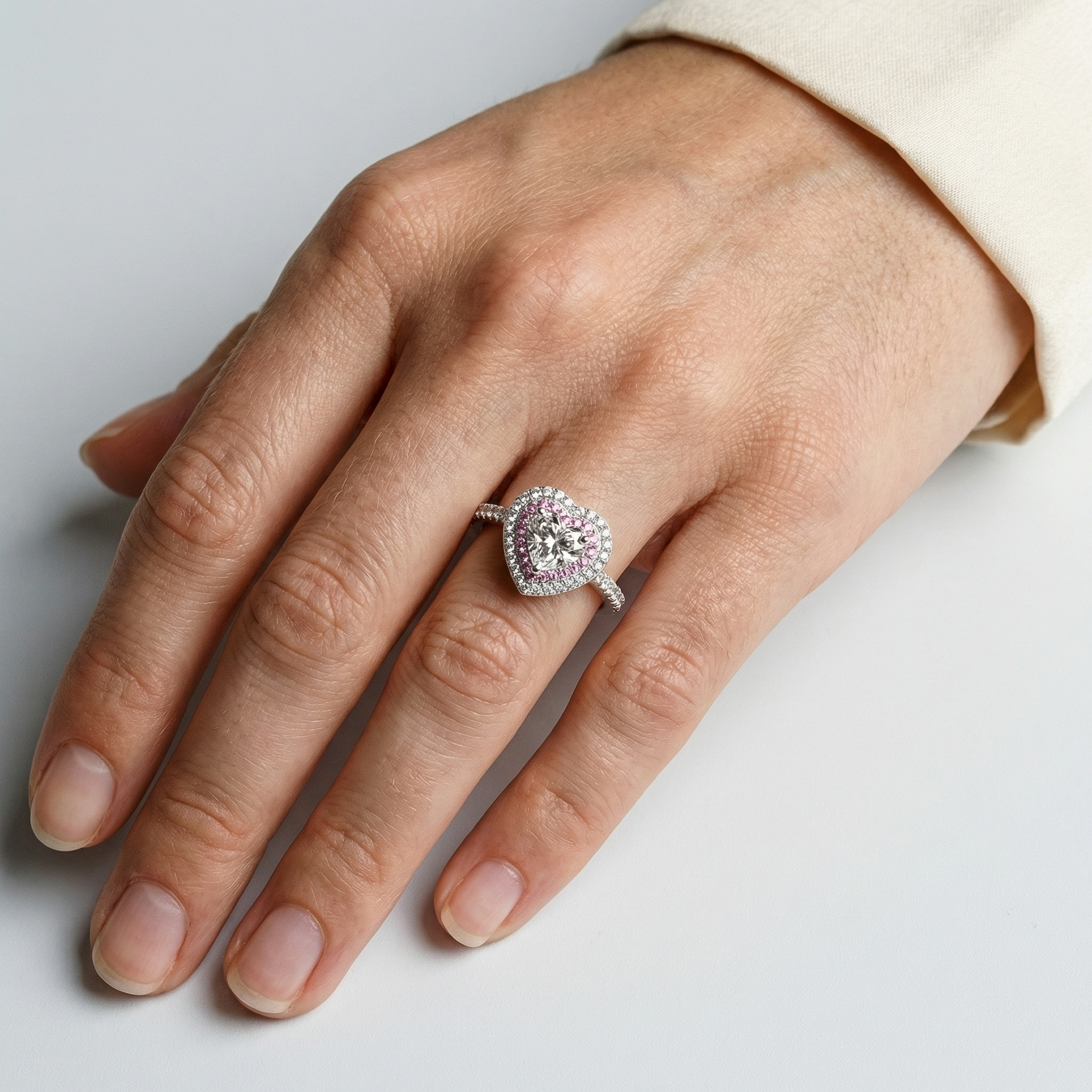 Luna Moissanite Ring