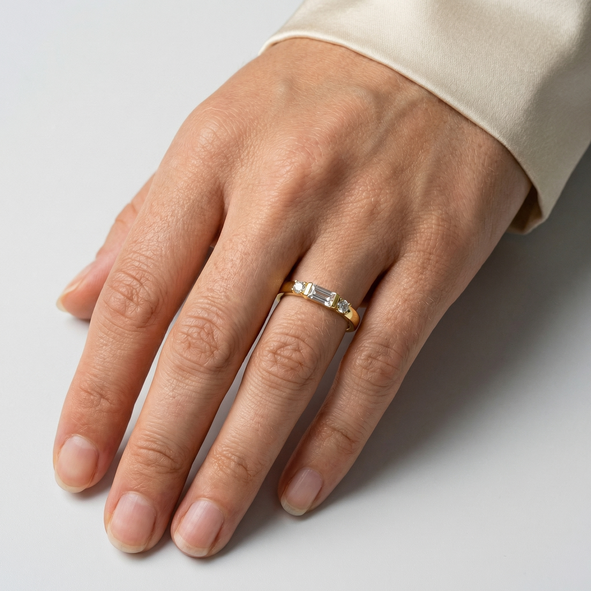Macy Moissanite Ring